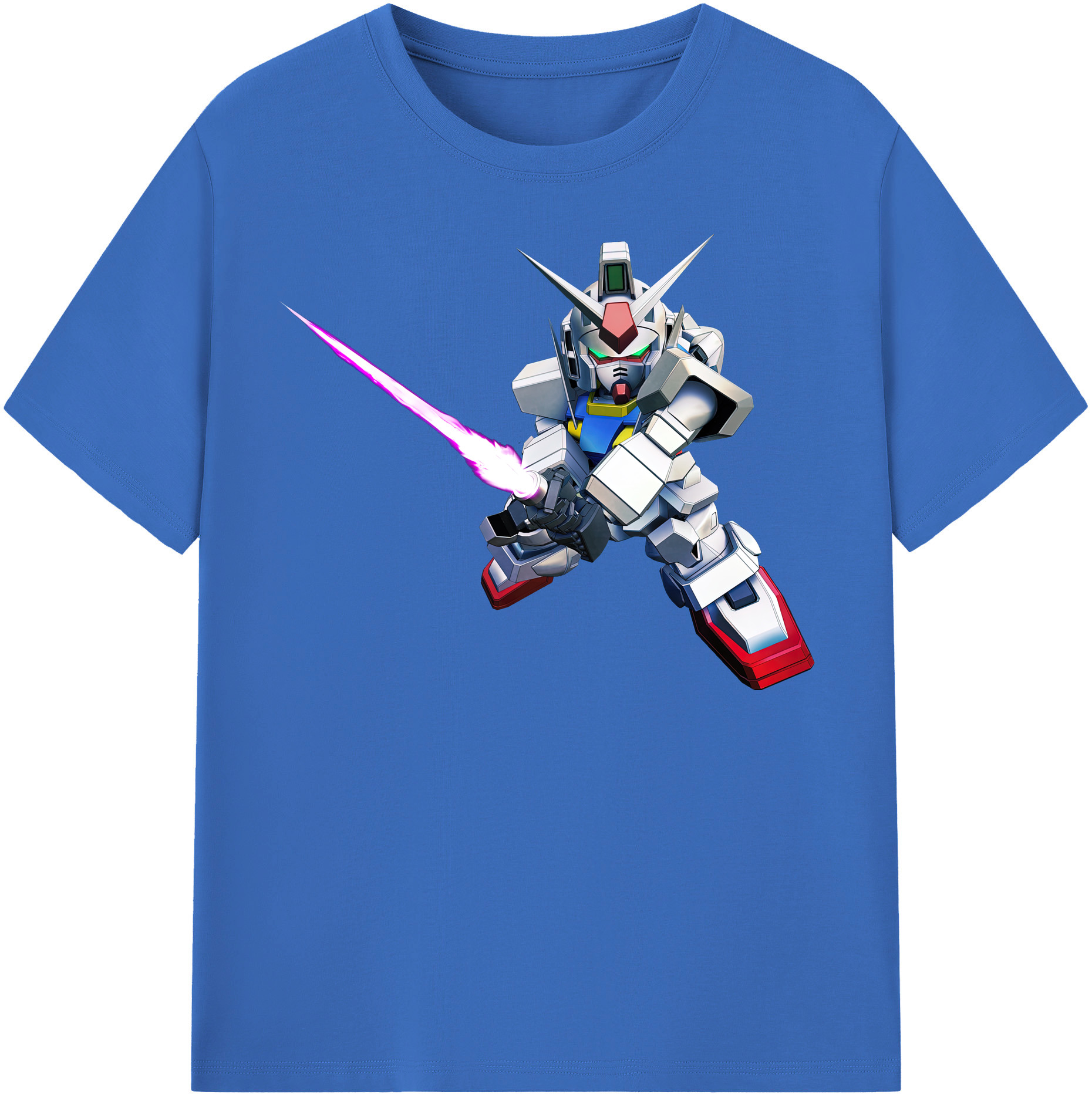 （画像用） 機動戦士ガンダム Mobile Suit Gundam 綿100％半袖Tシャツ（フロントプリント）