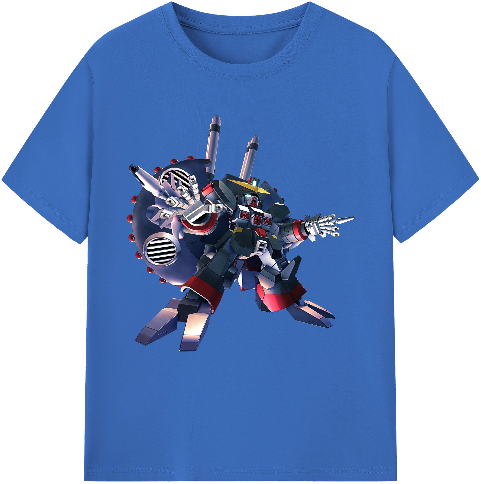 （画像用） 機動戦士ガンダム Mobile Suit Gundam 綿100％半袖Tシャツ（フロントプリント）