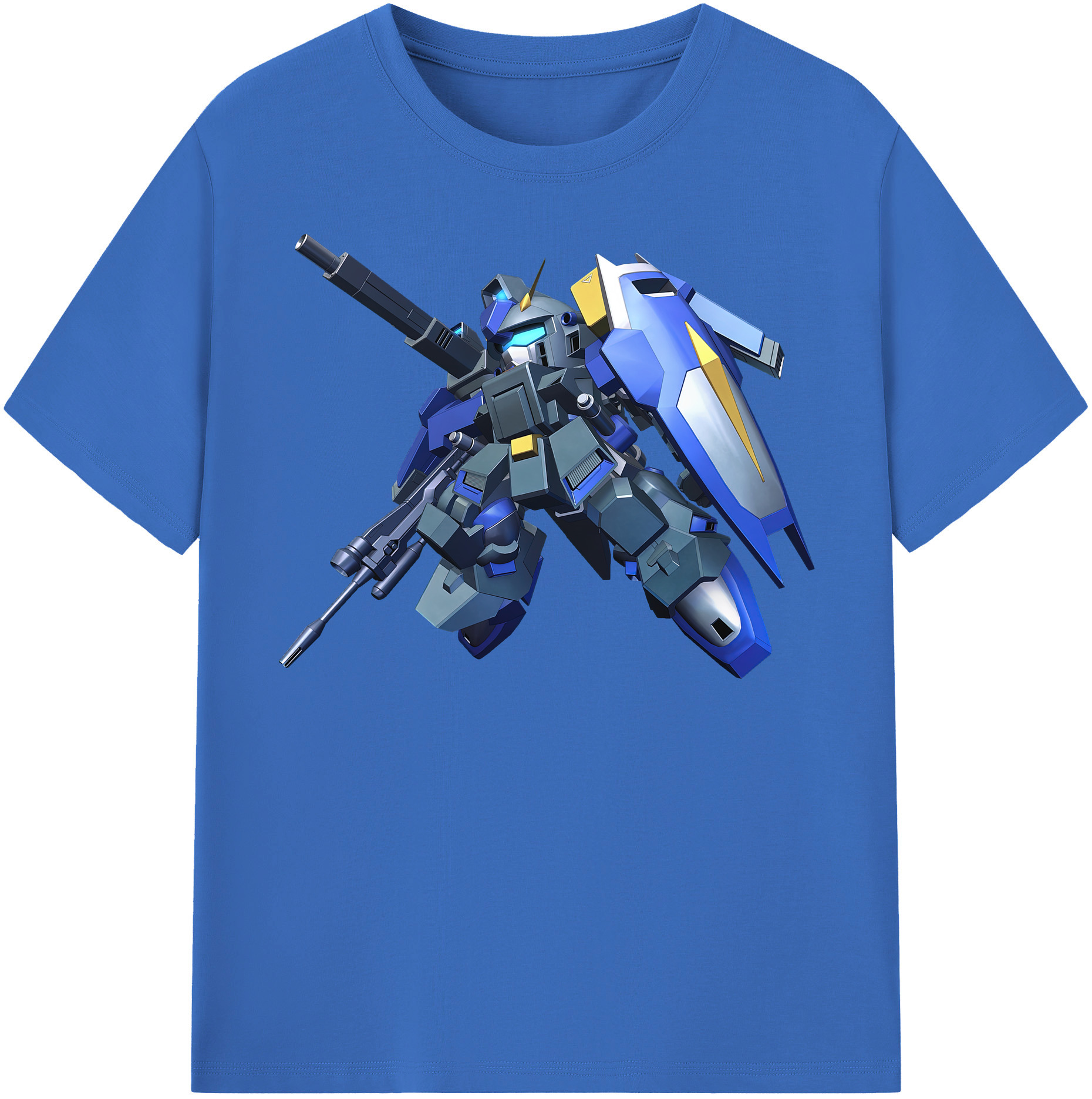 （画像用） 機動戦士ガンダム Mobile Suit Gundam 綿100％半袖Tシャツ（フロントプリント）