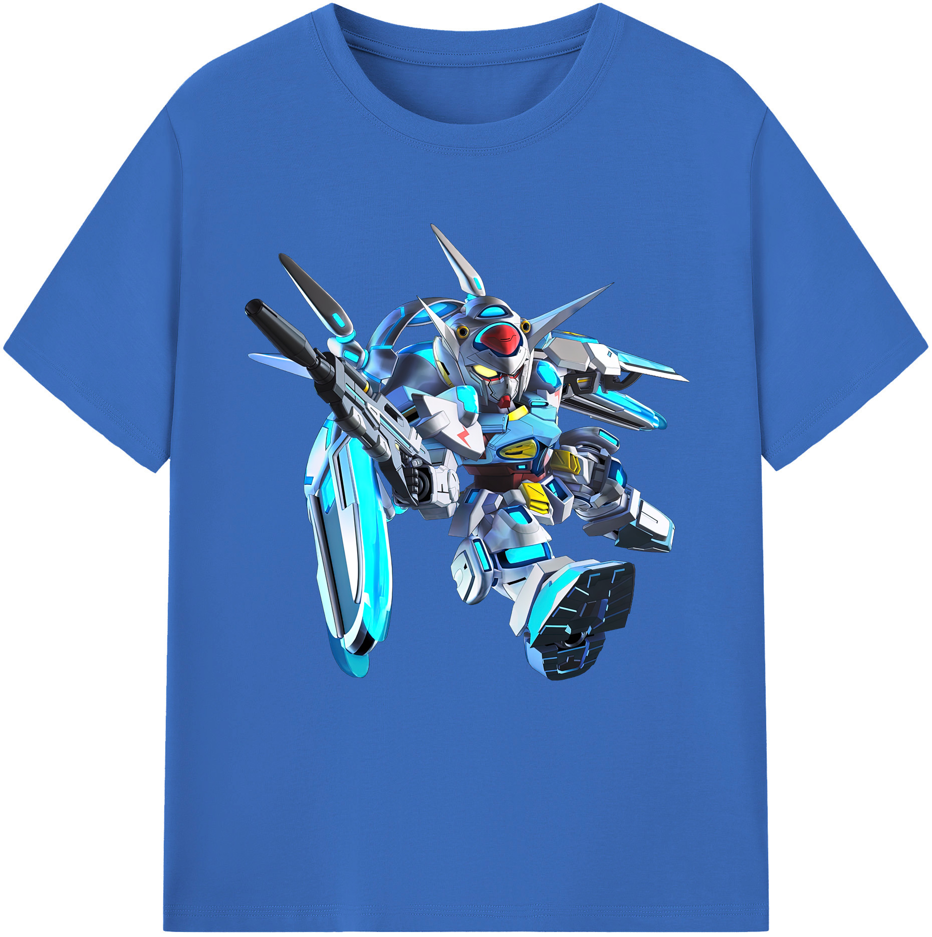 （画像用） 機動戦士ガンダム Mobile Suit Gundam 綿100％半袖Tシャツ（フロントプリント）