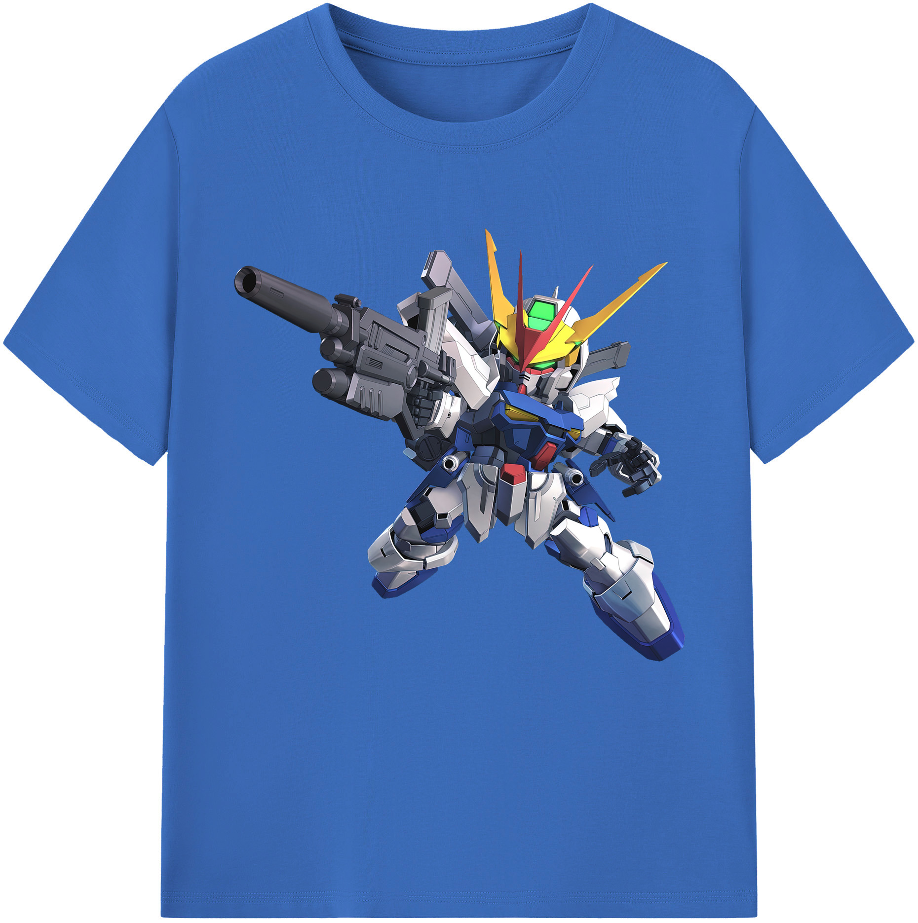 （画像用） 機動戦士ガンダム Mobile Suit Gundam 綿100％半袖Tシャツ（フロントプリント）