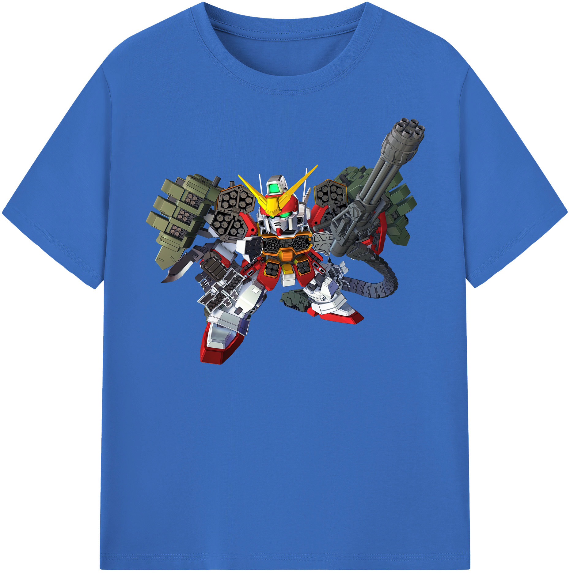 （画像用） 機動戦士ガンダム Mobile Suit Gundam 綿100％半袖Tシャツ（フロントプリント）