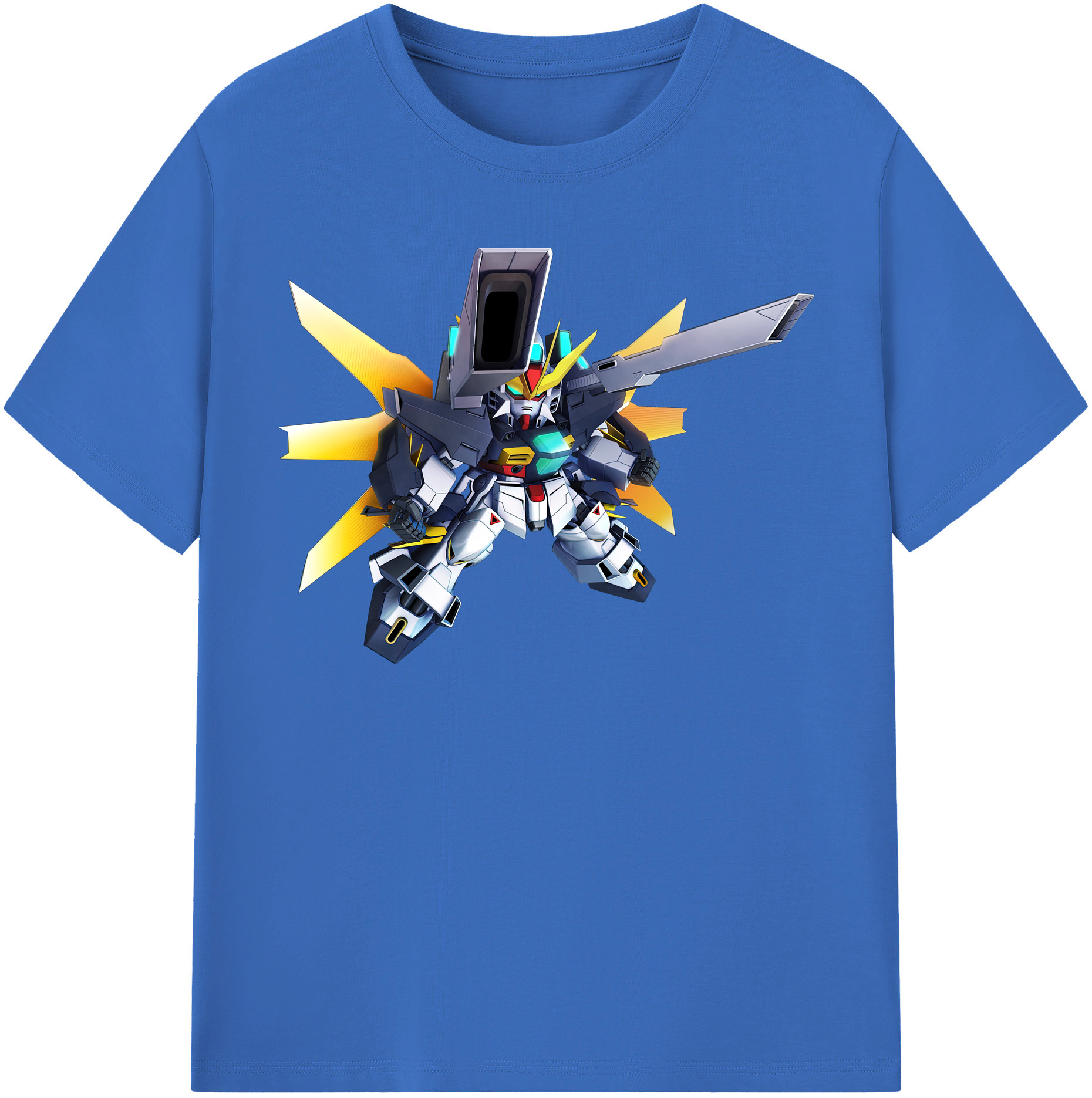 （画像用） 機動戦士ガンダム Mobile Suit Gundam 綿100％半袖Tシャツ（フロントプリント）