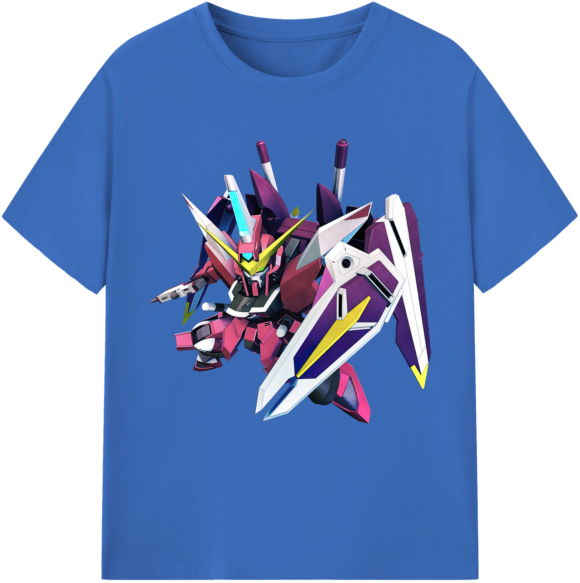 （画像用） 機動戦士ガンダム Mobile Suit Gundam 綿100％半袖Tシャツ（フロントプリント）