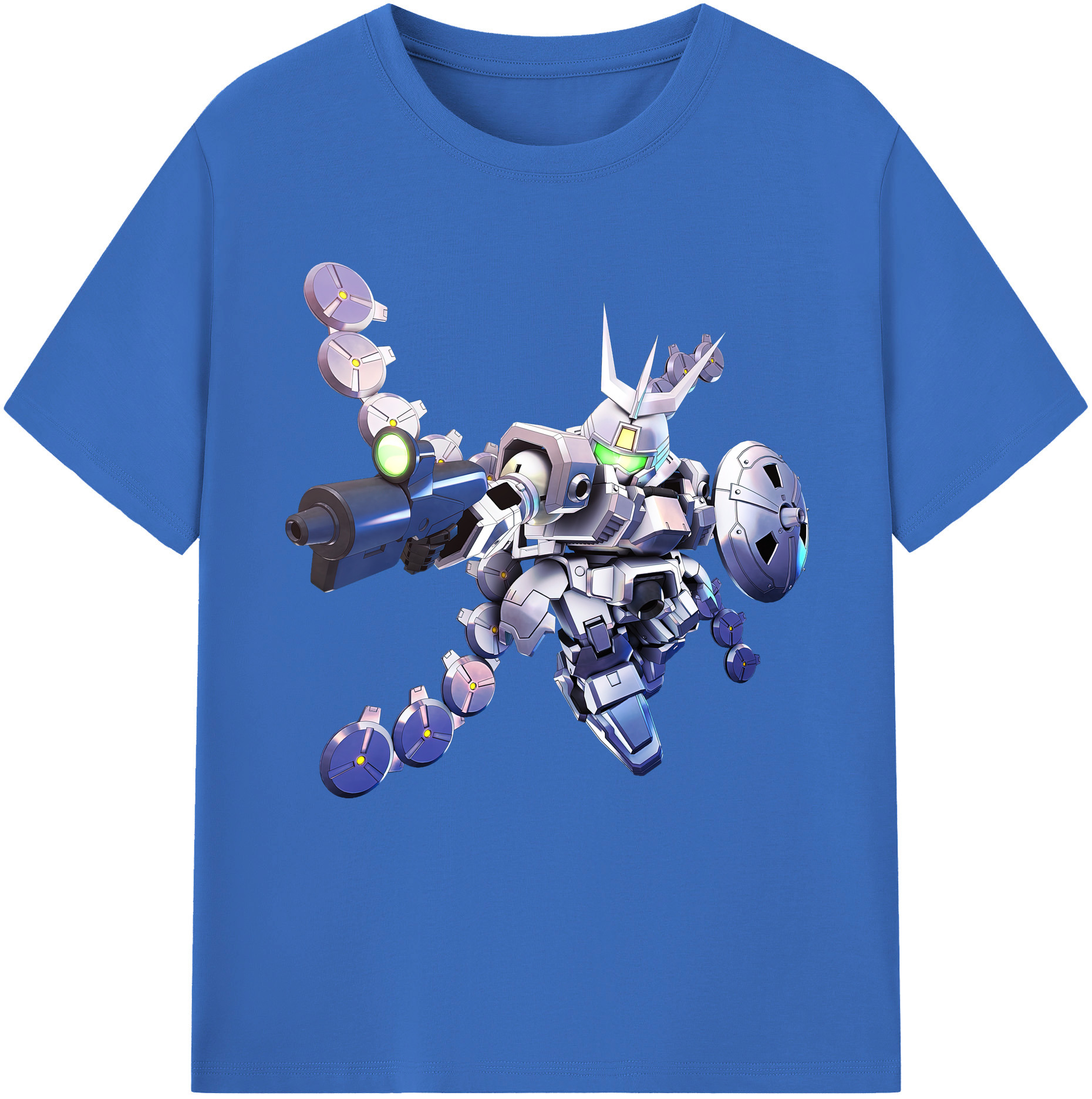 （画像用） 機動戦士ガンダム Mobile Suit Gundam 綿100％半袖Tシャツ（フロントプリント）