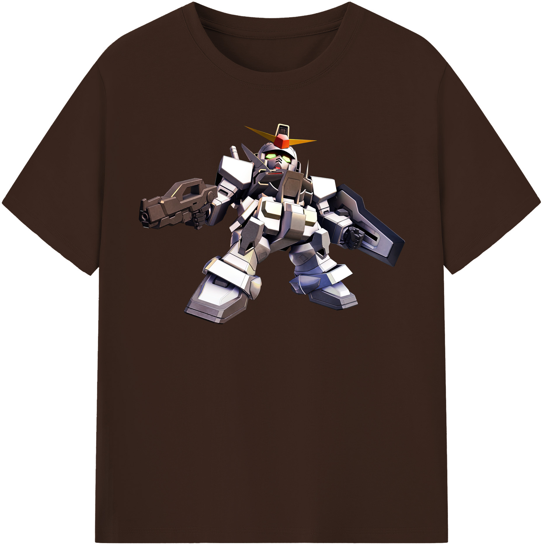 （画像用） 機動戦士ガンダム Mobile Suit Gundam 綿100％半袖Tシャツ（フロントプリント）