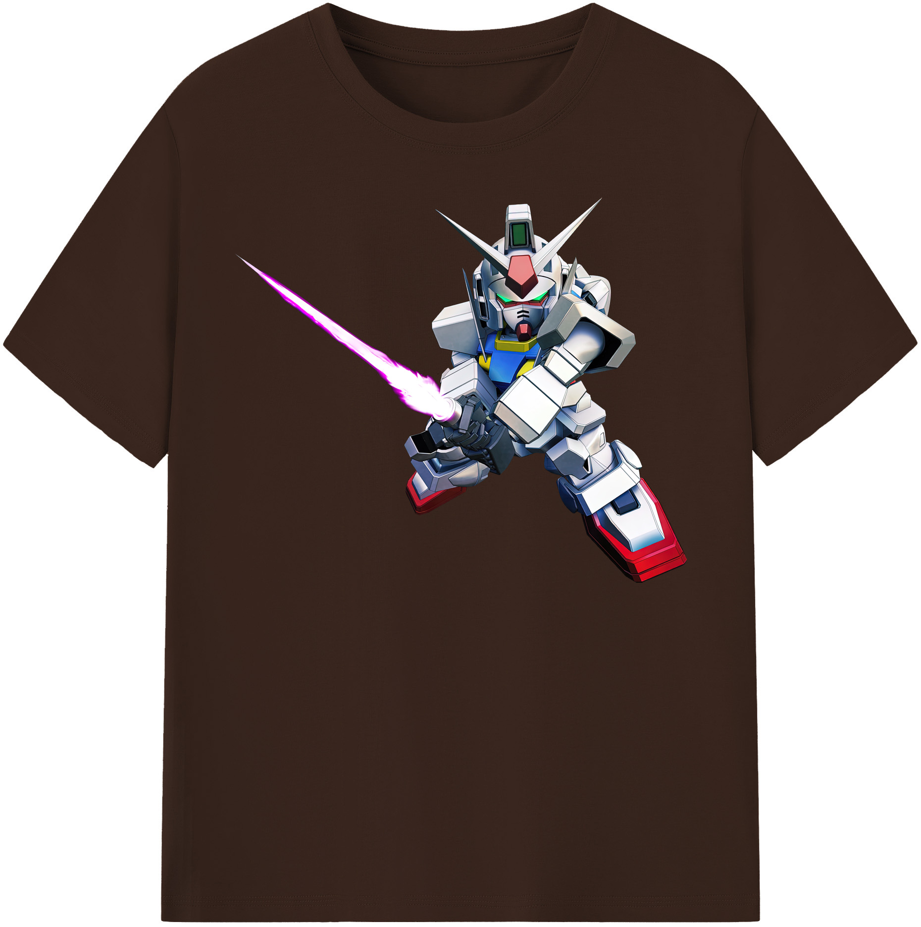 （画像用） 機動戦士ガンダム Mobile Suit Gundam 綿100％半袖Tシャツ（フロントプリント）