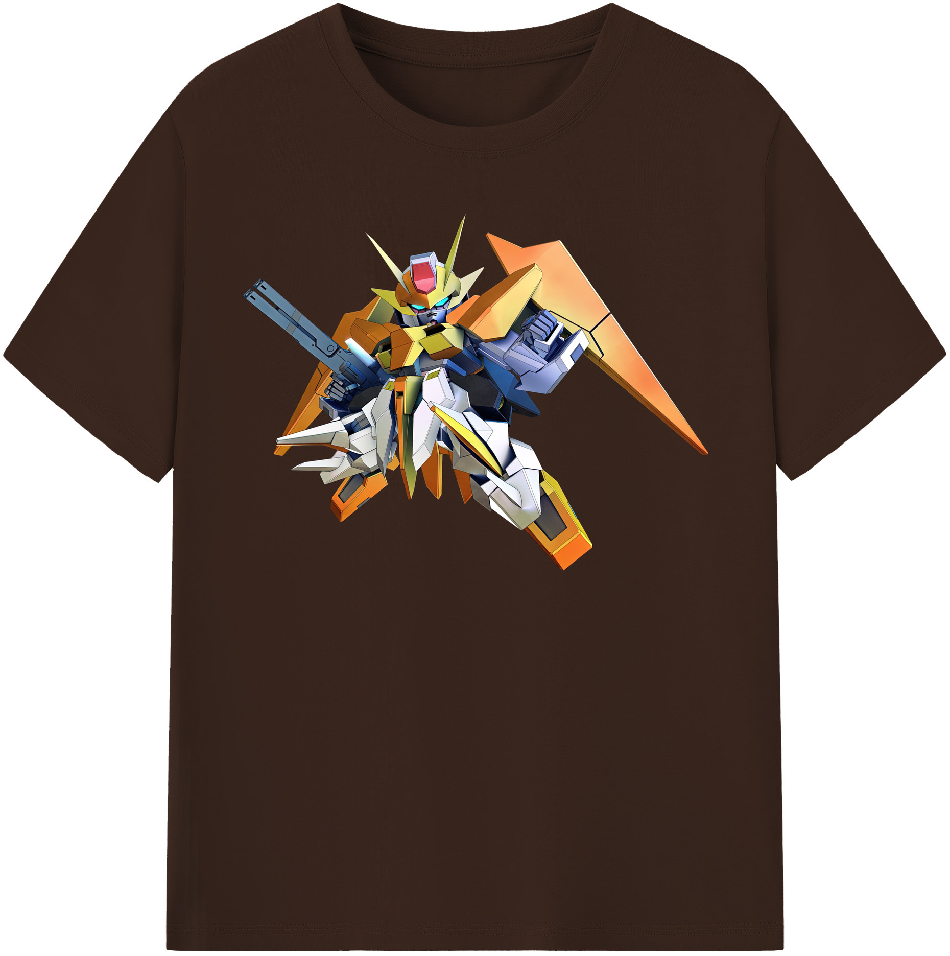 （画像用） 機動戦士ガンダム Mobile Suit Gundam 綿100％半袖Tシャツ（フロントプリント）