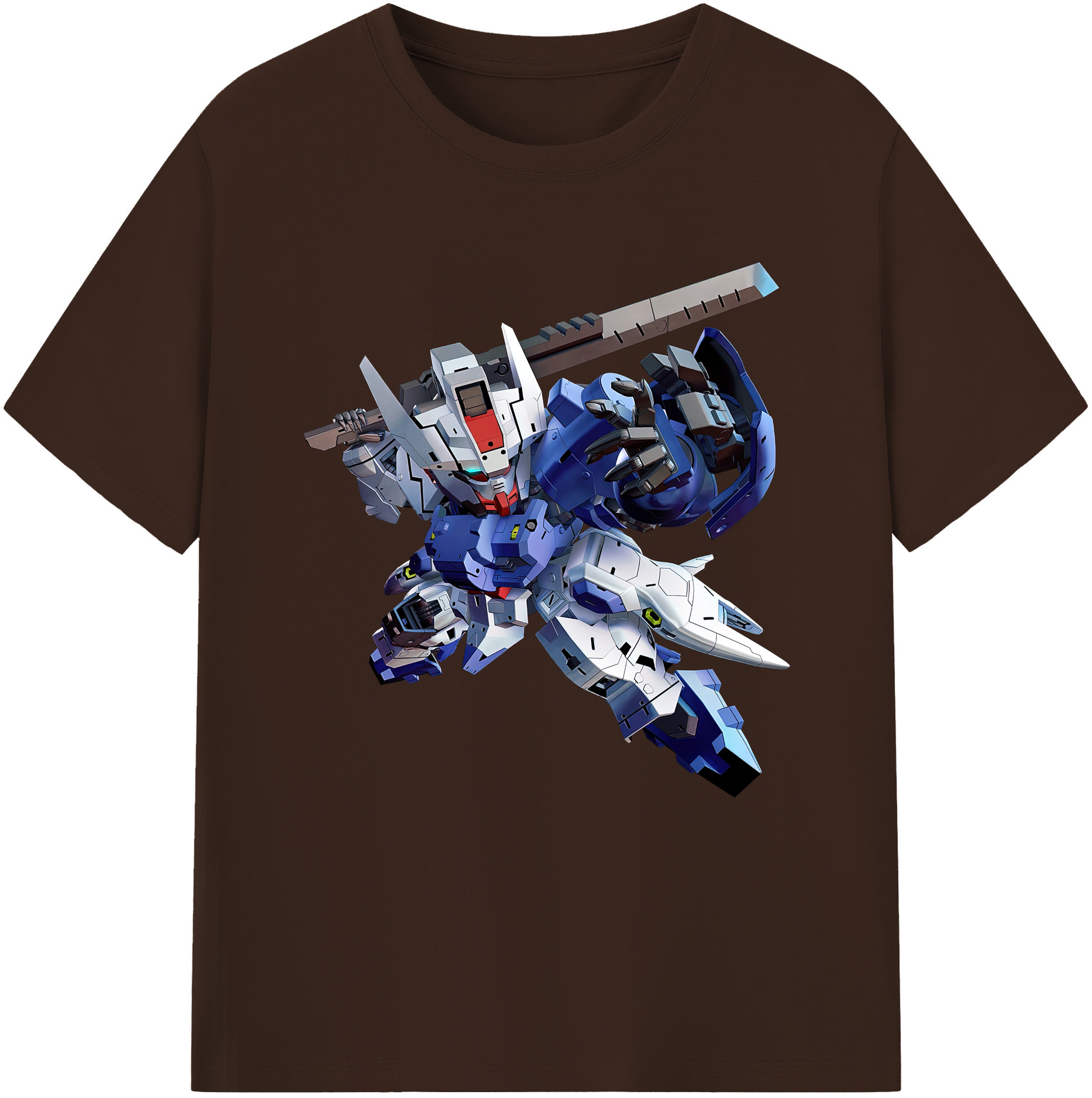 （画像用） 機動戦士ガンダム Mobile Suit Gundam 綿100％半袖Tシャツ（フロントプリント）