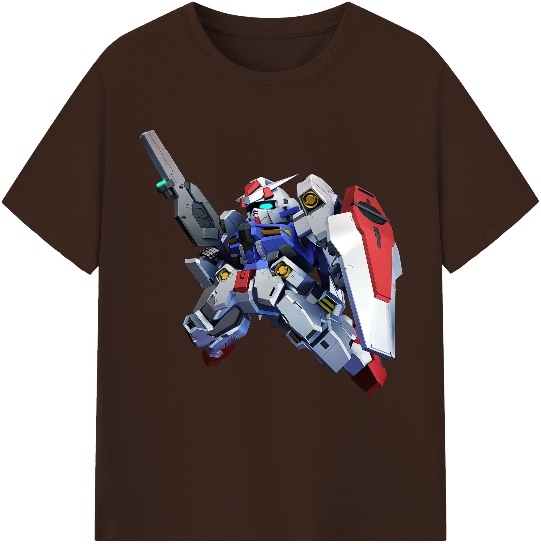 （画像用） 機動戦士ガンダム Mobile Suit Gundam 綿100％半袖Tシャツ（フロントプリント）
