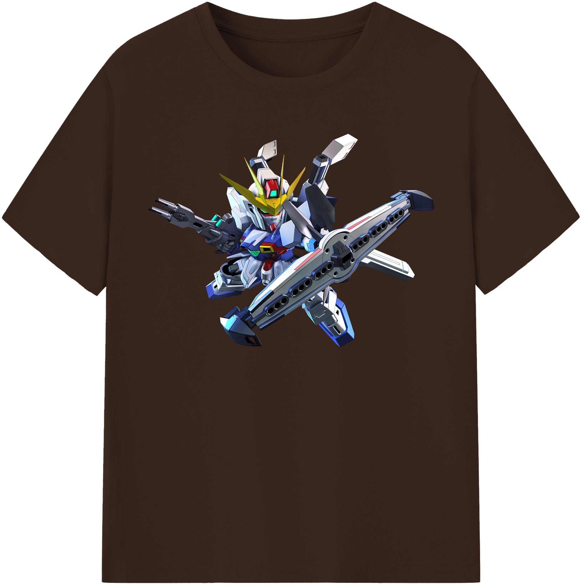 （画像用） 機動戦士ガンダム Mobile Suit Gundam 綿100％半袖Tシャツ（フロントプリント）