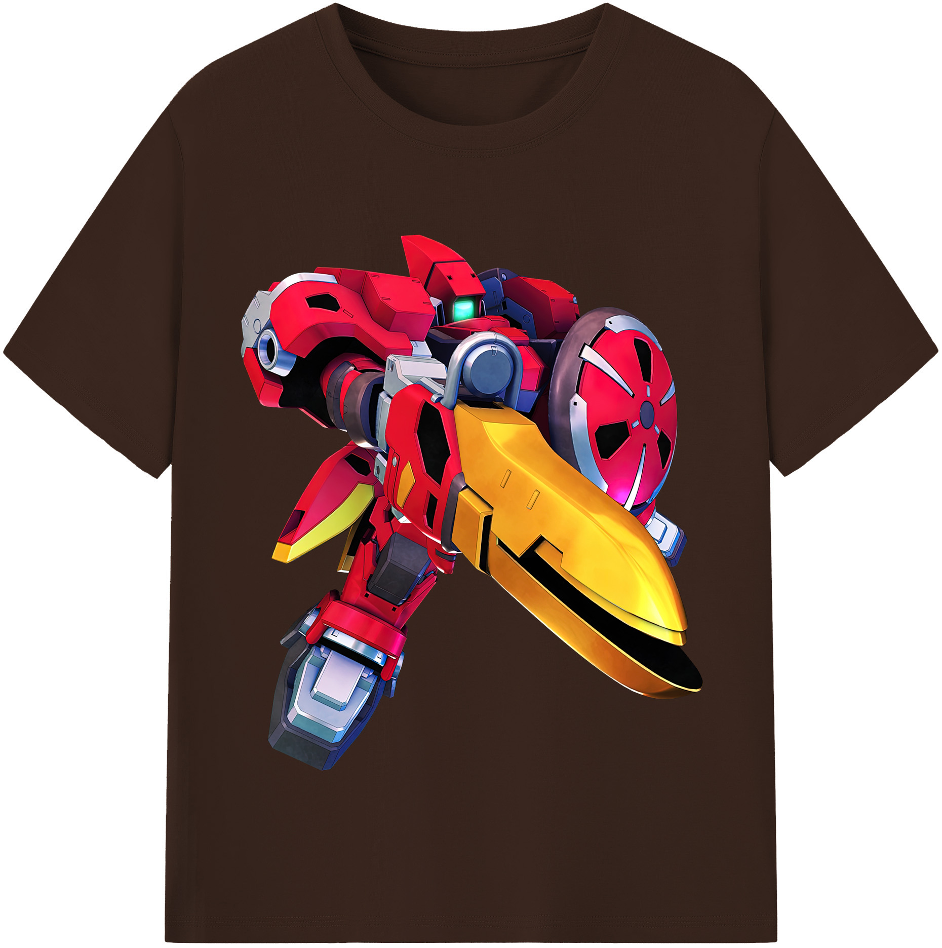 （画像用） 機動戦士ガンダム Mobile Suit Gundam 綿100％半袖Tシャツ（フロントプリント）
