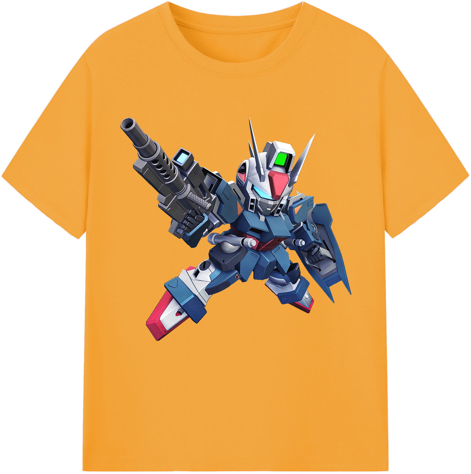 （画像用） 機動戦士ガンダム Mobile Suit Gundam 綿100％半袖Tシャツ（フロントプリント）