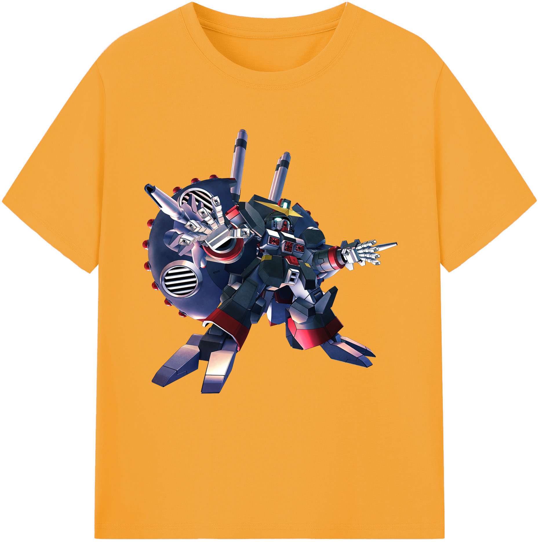 （画像用） 機動戦士ガンダム Mobile Suit Gundam 綿100％半袖Tシャツ（フロントプリント）