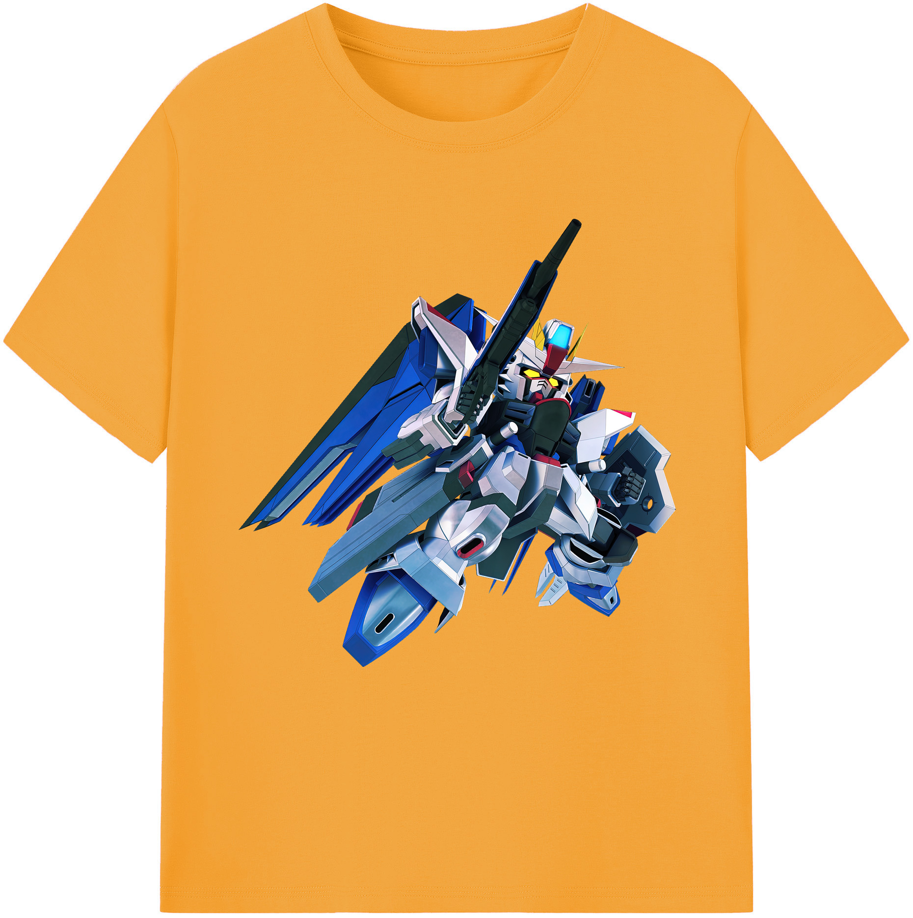 （画像用） 機動戦士ガンダム Mobile Suit Gundam 綿100％半袖Tシャツ（フロントプリント）