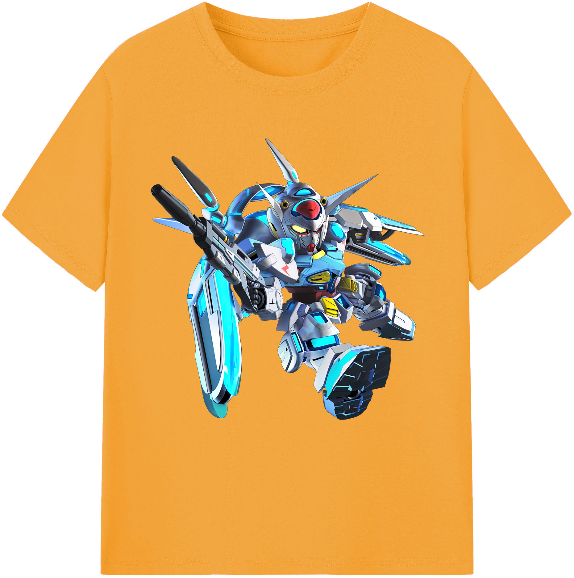 （画像用） 機動戦士ガンダム Mobile Suit Gundam 綿100％半袖Tシャツ（フロントプリント）