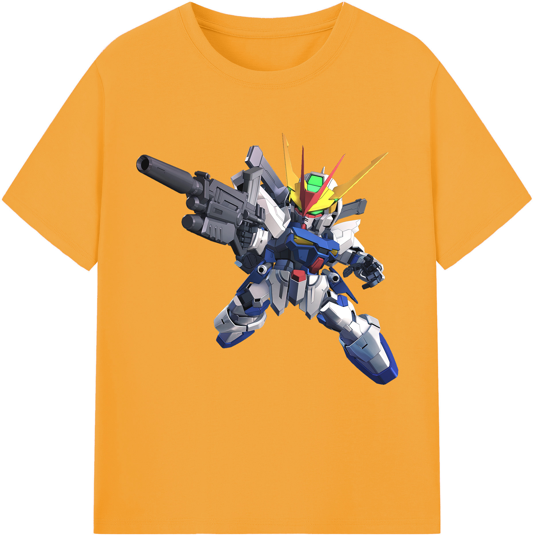 （画像用） 機動戦士ガンダム Mobile Suit Gundam 綿100％半袖Tシャツ（フロントプリント）
