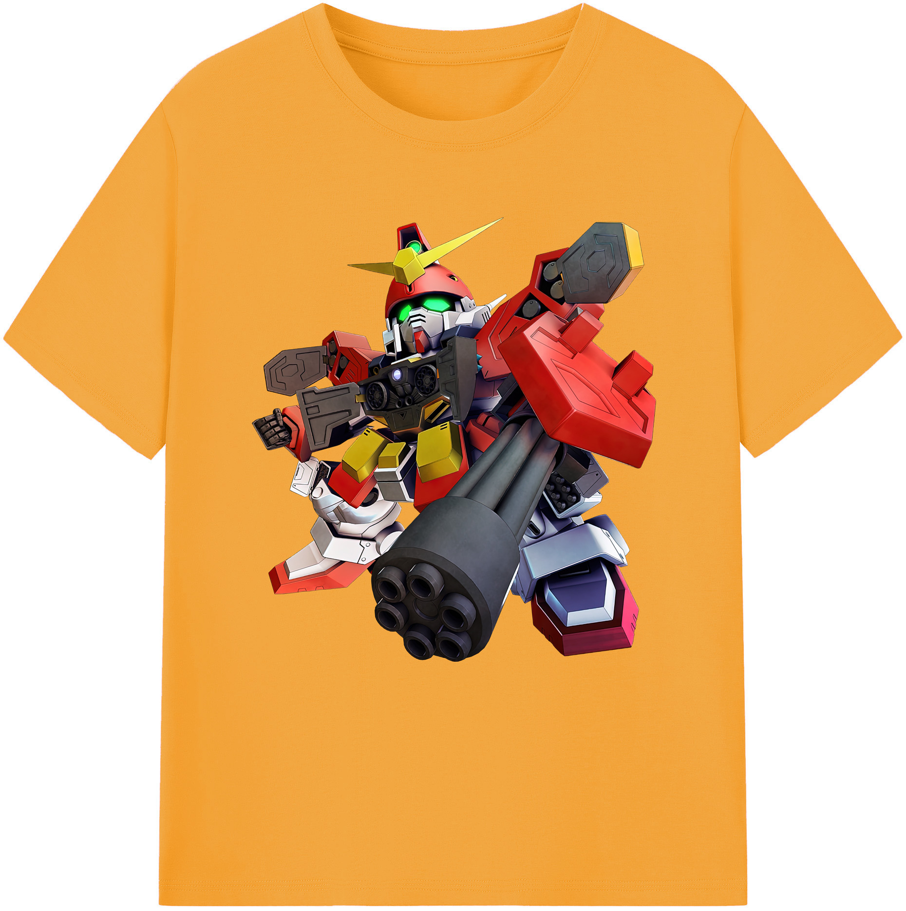 （画像用） 機動戦士ガンダム Mobile Suit Gundam 綿100％半袖Tシャツ（フロントプリント）
