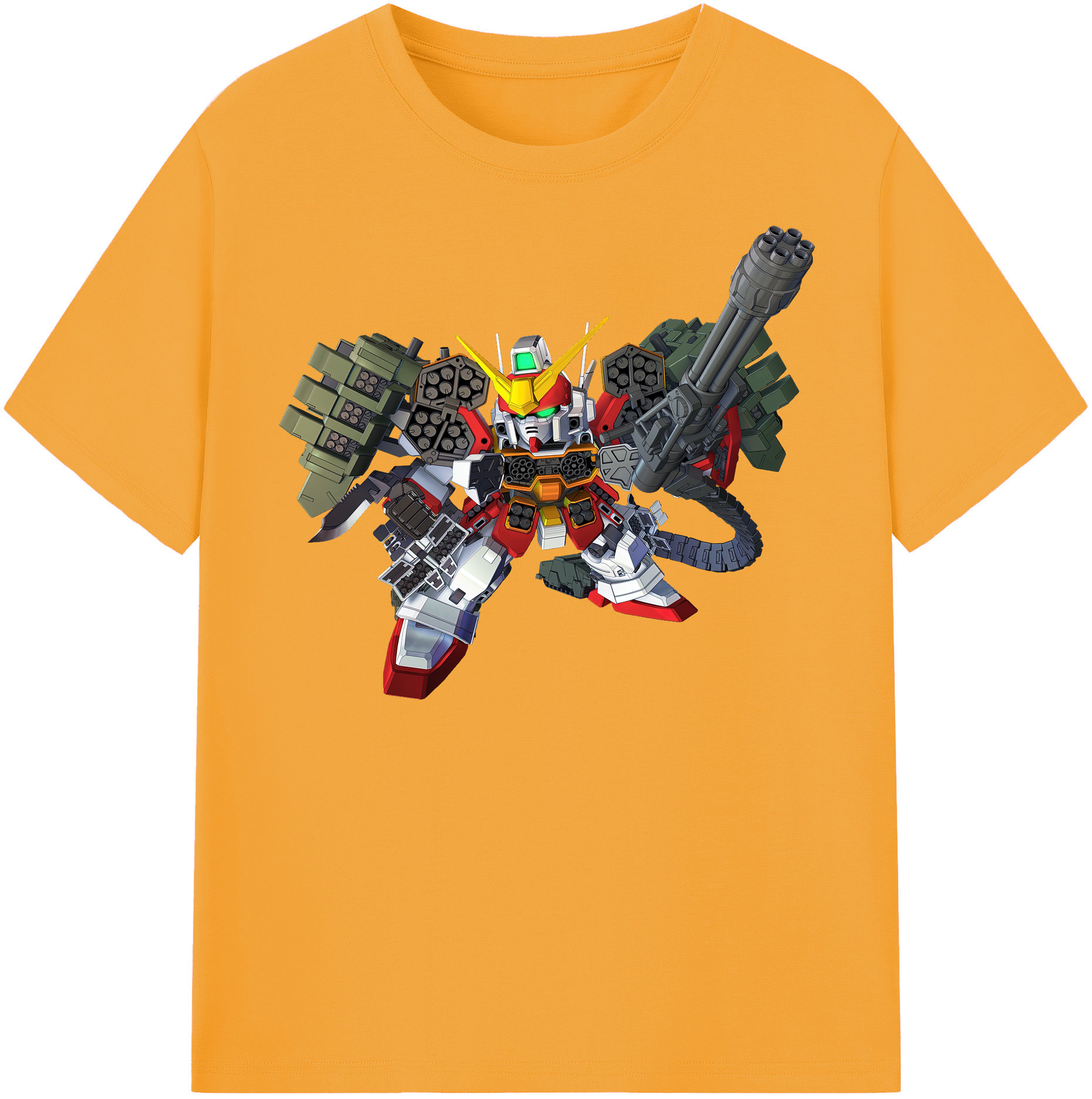 （画像用） 機動戦士ガンダム Mobile Suit Gundam 綿100％半袖Tシャツ（フロントプリント）