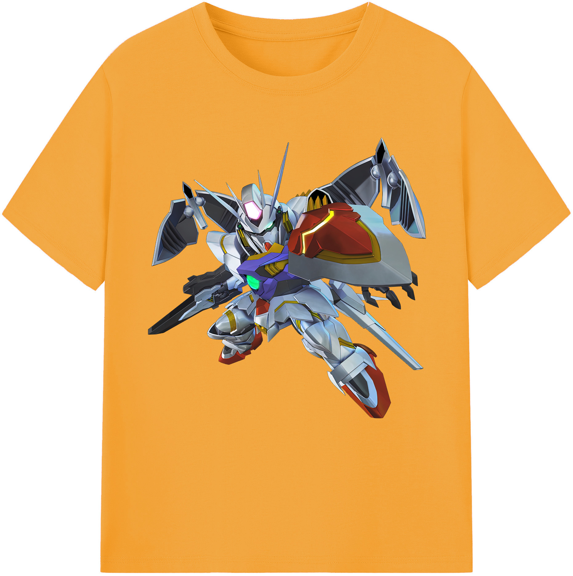 （画像用） 機動戦士ガンダム Mobile Suit Gundam 綿100％半袖Tシャツ（フロントプリント）
