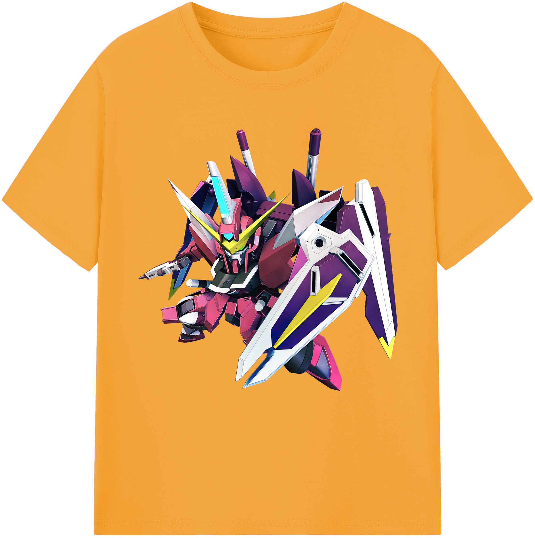 （画像用） 機動戦士ガンダム Mobile Suit Gundam 綿100％半袖Tシャツ（フロントプリント）