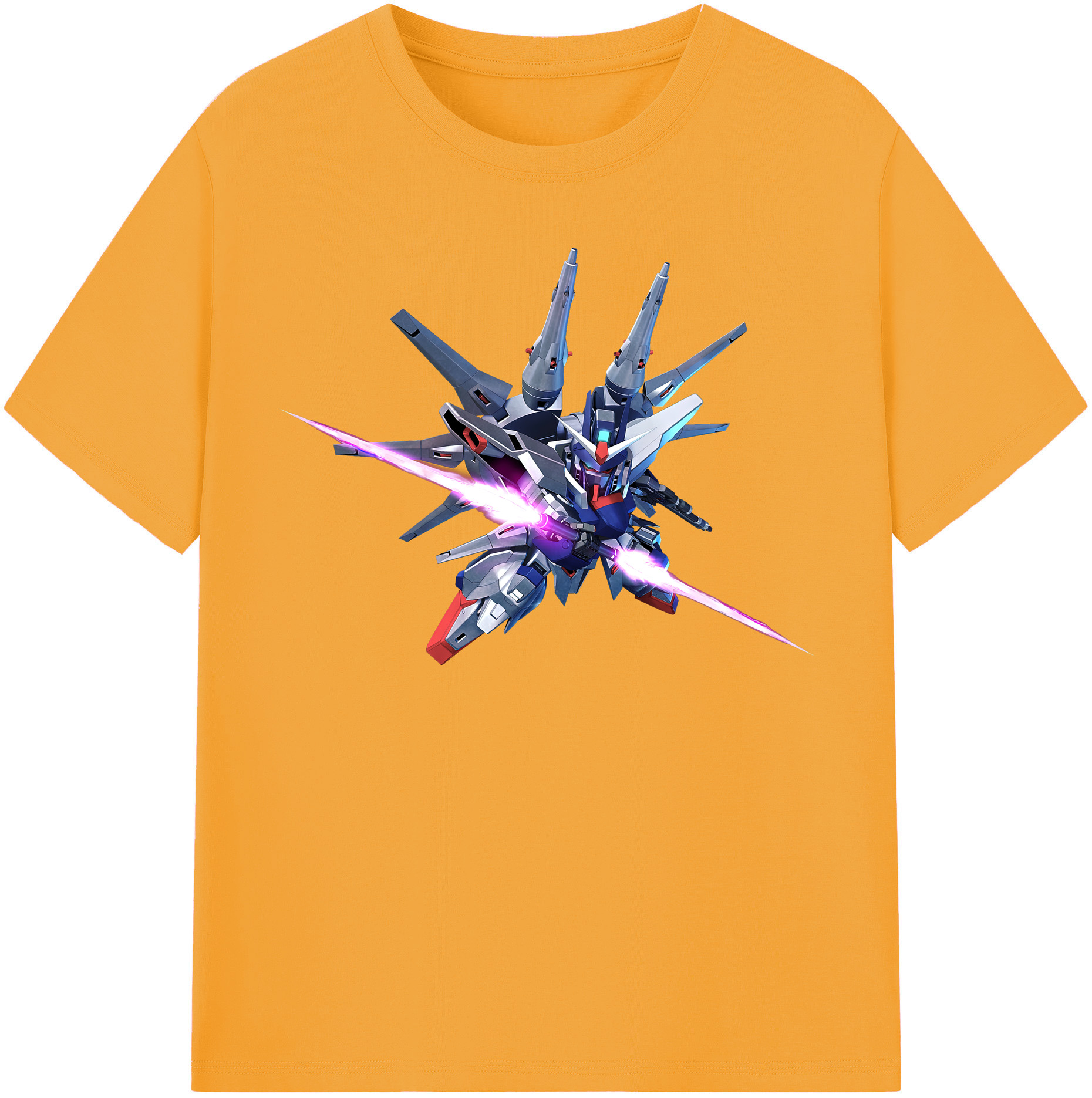 （画像用） 機動戦士ガンダム Mobile Suit Gundam 綿100％半袖Tシャツ（フロントプリント）
