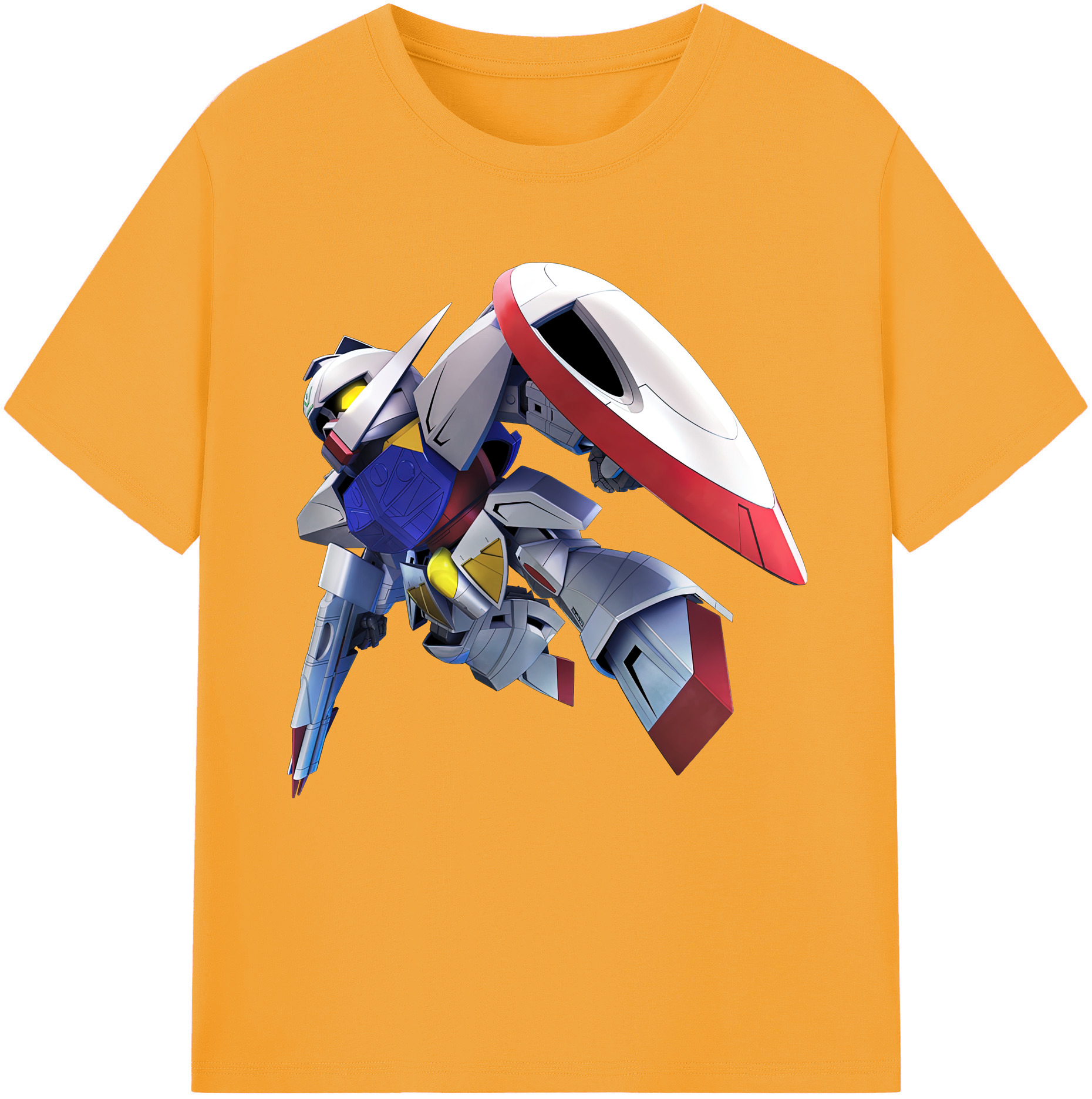 （画像用） 機動戦士ガンダム Mobile Suit Gundam 綿100％半袖Tシャツ（フロントプリント）