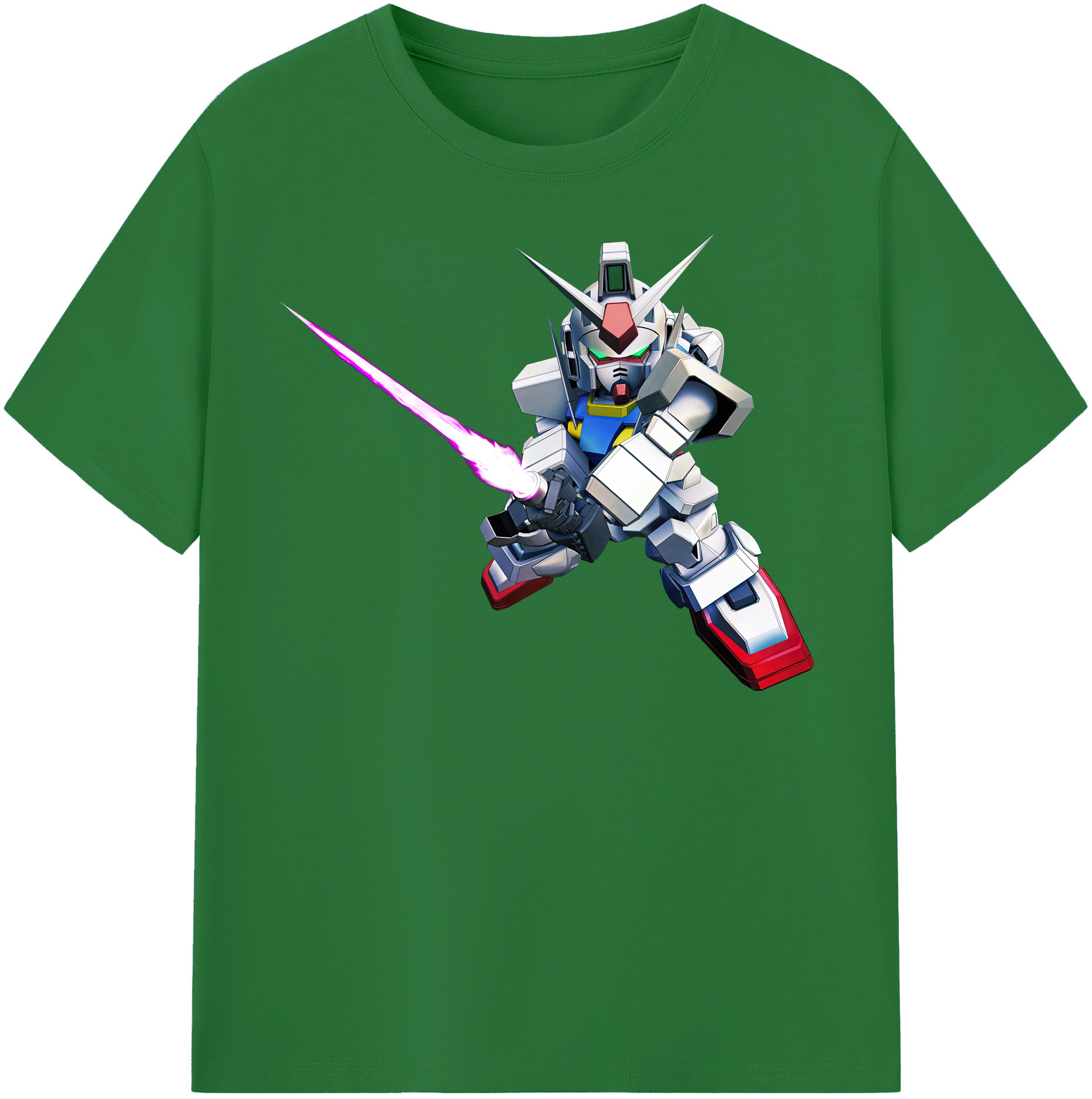 （画像用） 機動戦士ガンダム Mobile Suit Gundam 綿100％半袖Tシャツ（フロントプリント）