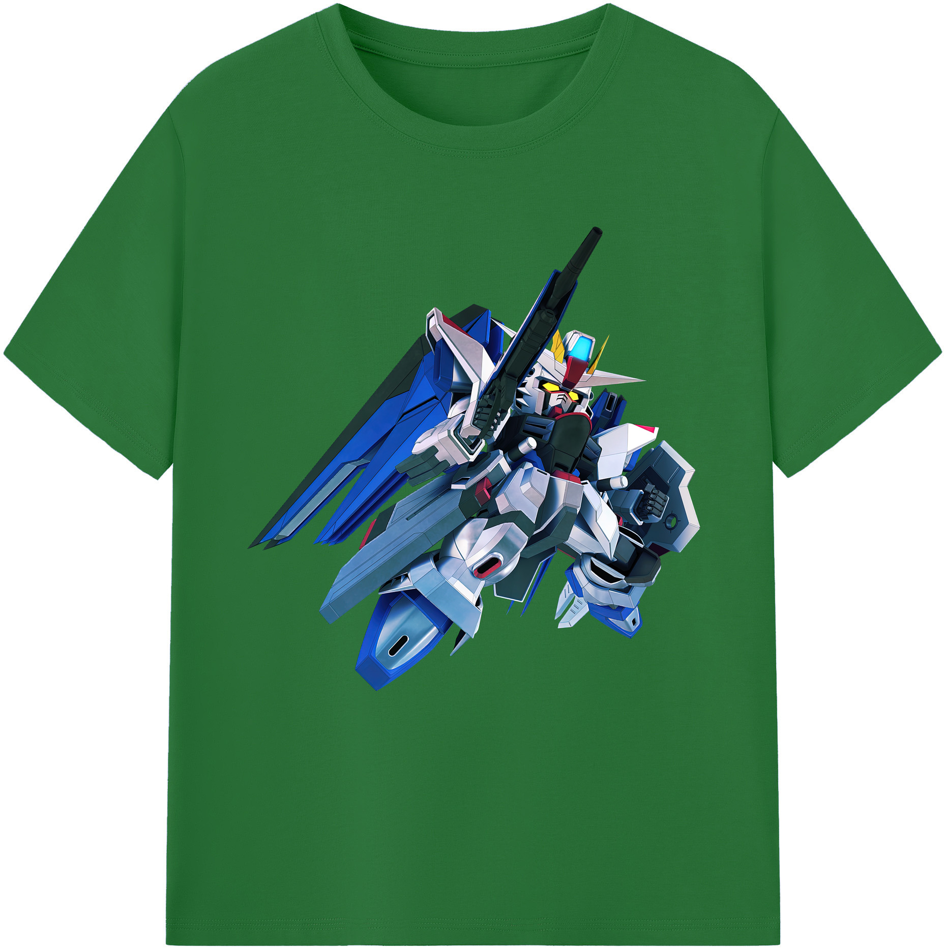 （画像用） 機動戦士ガンダム Mobile Suit Gundam 綿100％半袖Tシャツ（フロントプリント）