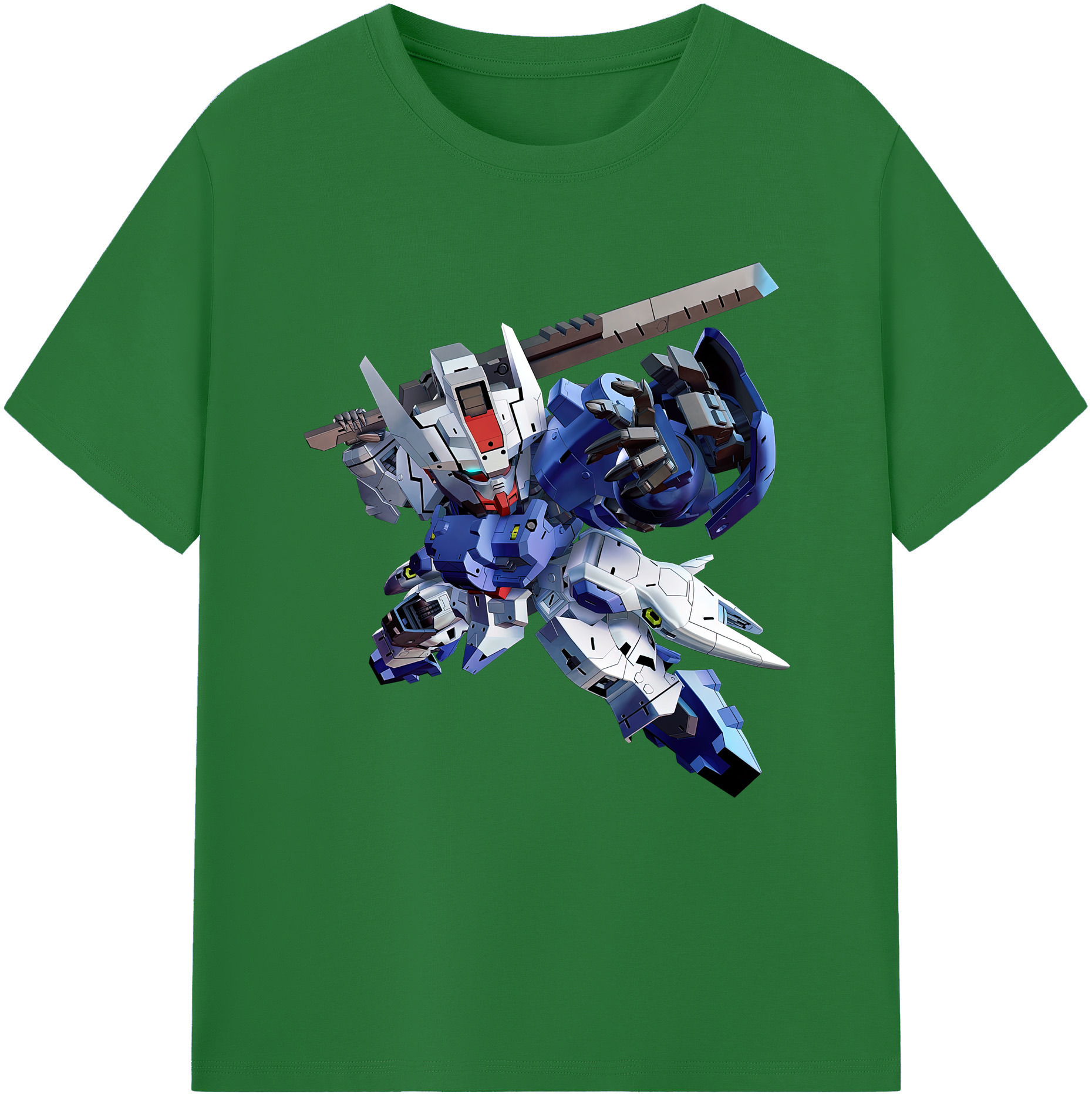 （画像用） 機動戦士ガンダム Mobile Suit Gundam 綿100％半袖Tシャツ（フロントプリント）
