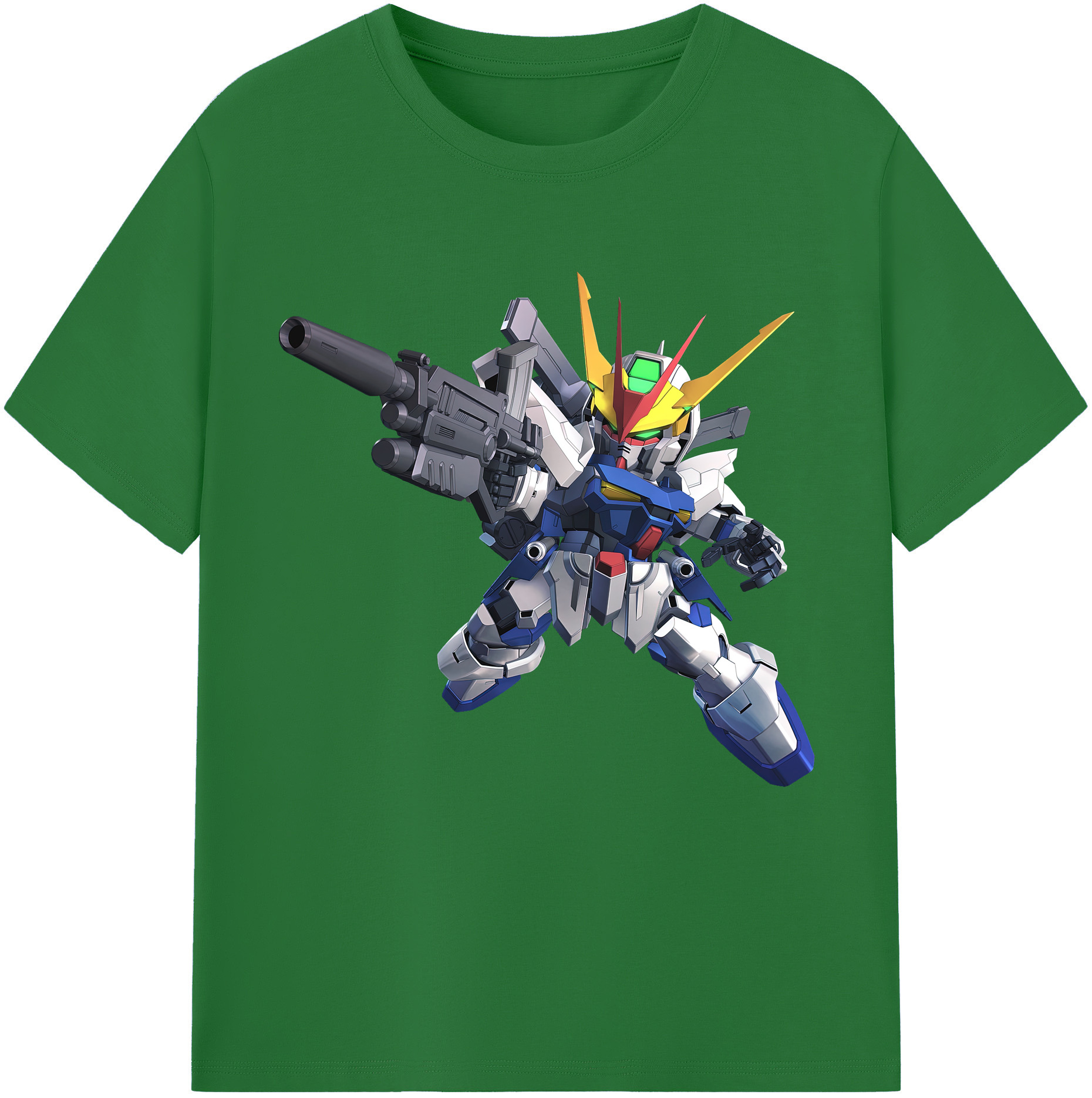 （画像用） 機動戦士ガンダム Mobile Suit Gundam 綿100％半袖Tシャツ（フロントプリント）