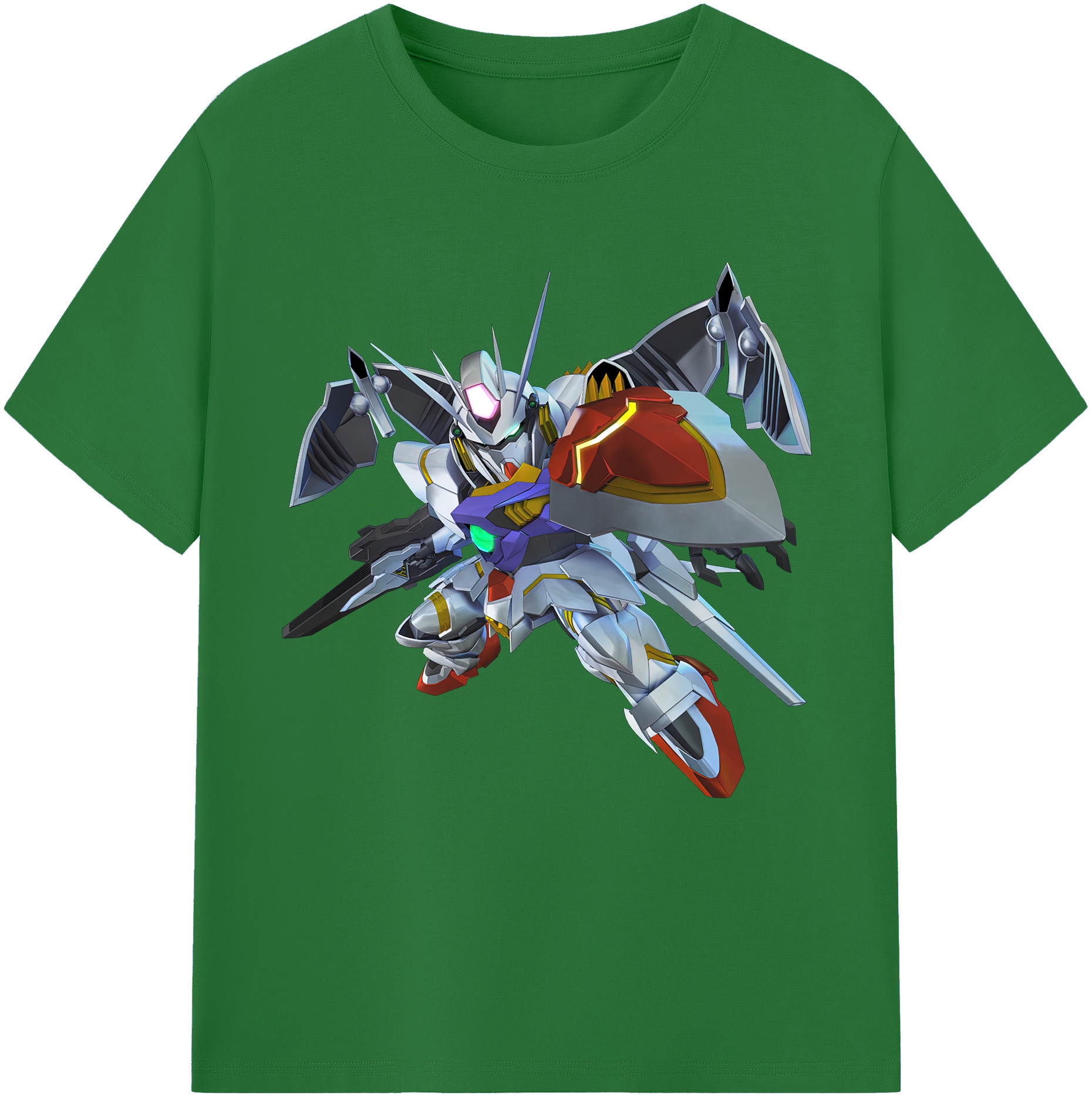 （画像用） 機動戦士ガンダム Mobile Suit Gundam 綿100％半袖Tシャツ（フロントプリント）