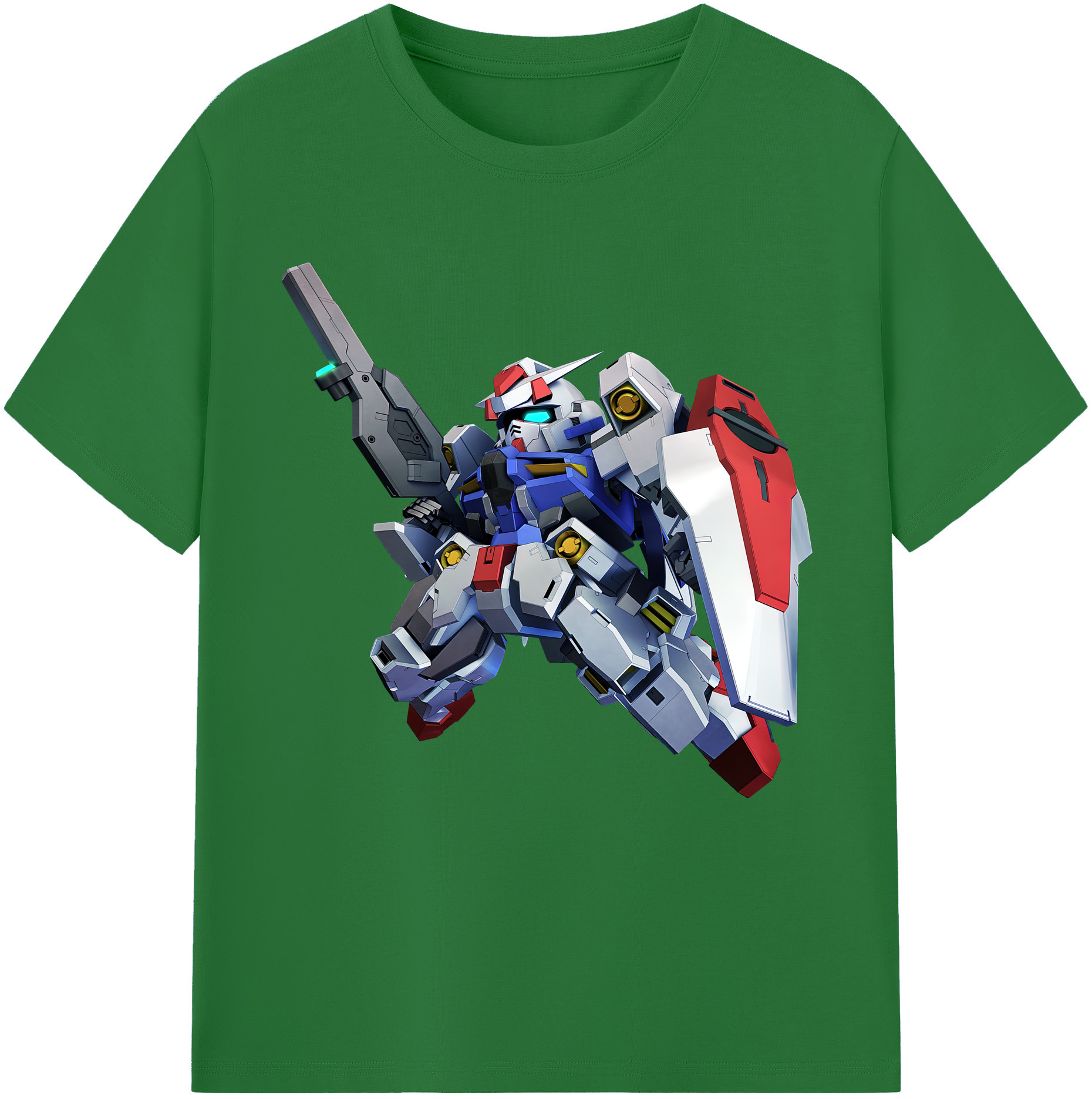 （画像用） 機動戦士ガンダム Mobile Suit Gundam 綿100％半袖Tシャツ（フロントプリント）