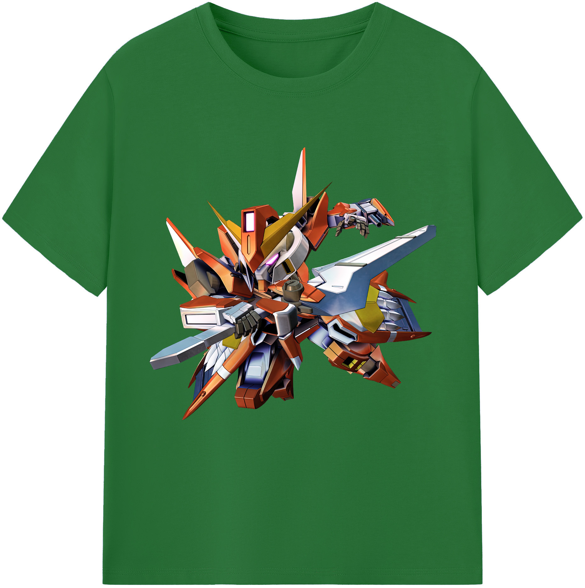 （画像用） 機動戦士ガンダム Mobile Suit Gundam 綿100％半袖Tシャツ（フロントプリント）