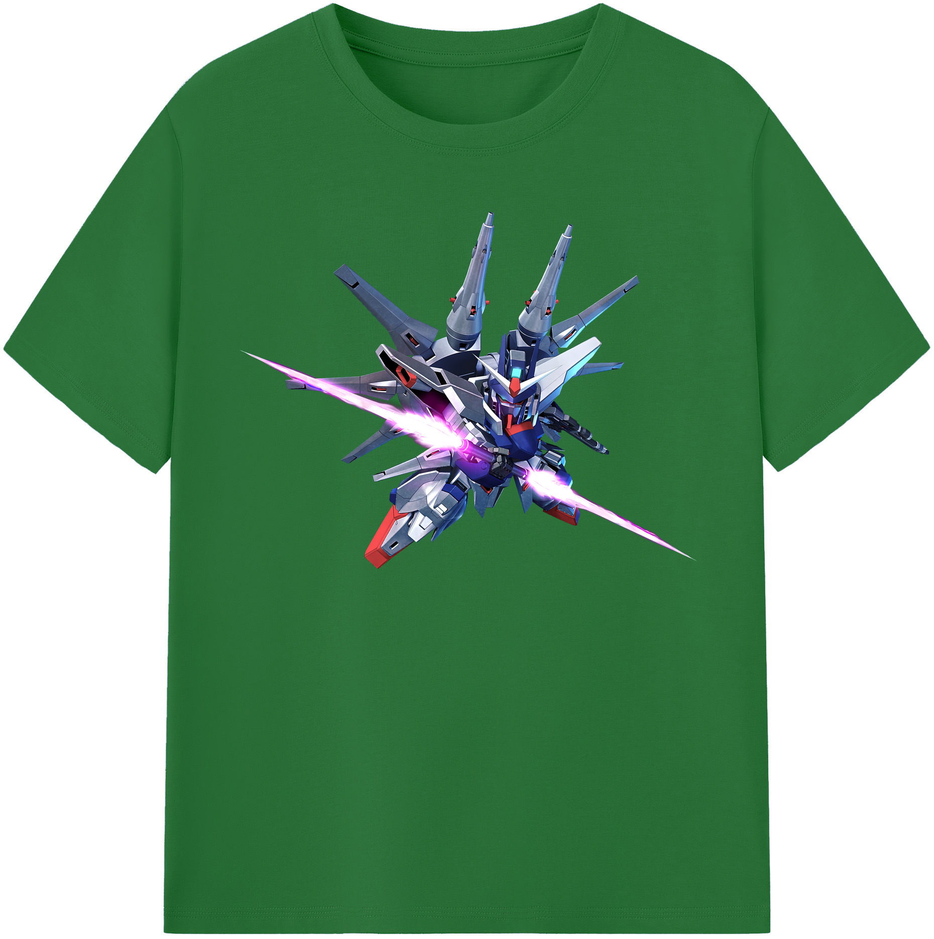 （画像用） 機動戦士ガンダム Mobile Suit Gundam 綿100％半袖Tシャツ（フロントプリント）