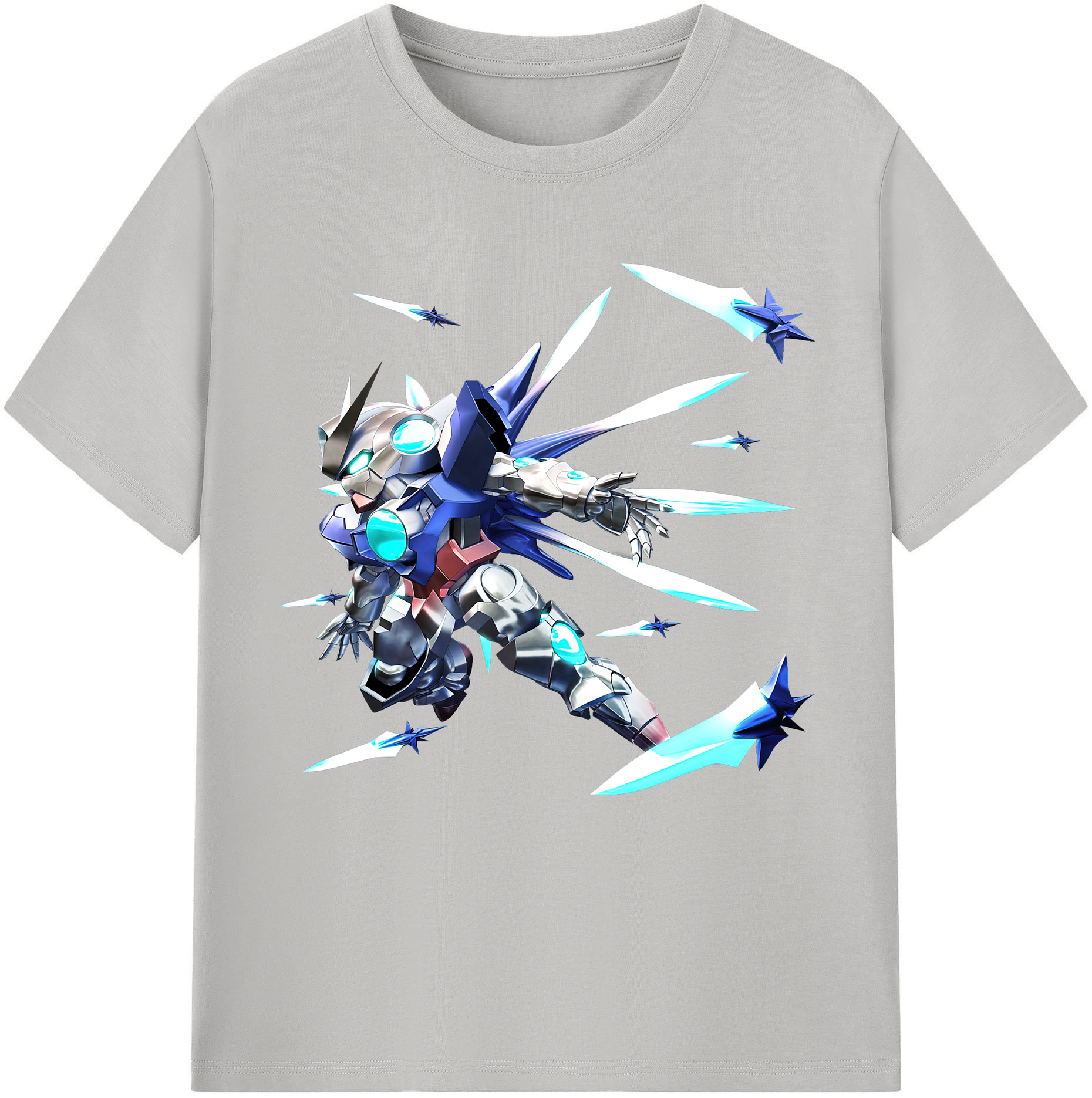 （画像用） 機動戦士ガンダム Mobile Suit Gundam 綿100％半袖Tシャツ（フロントプリント）