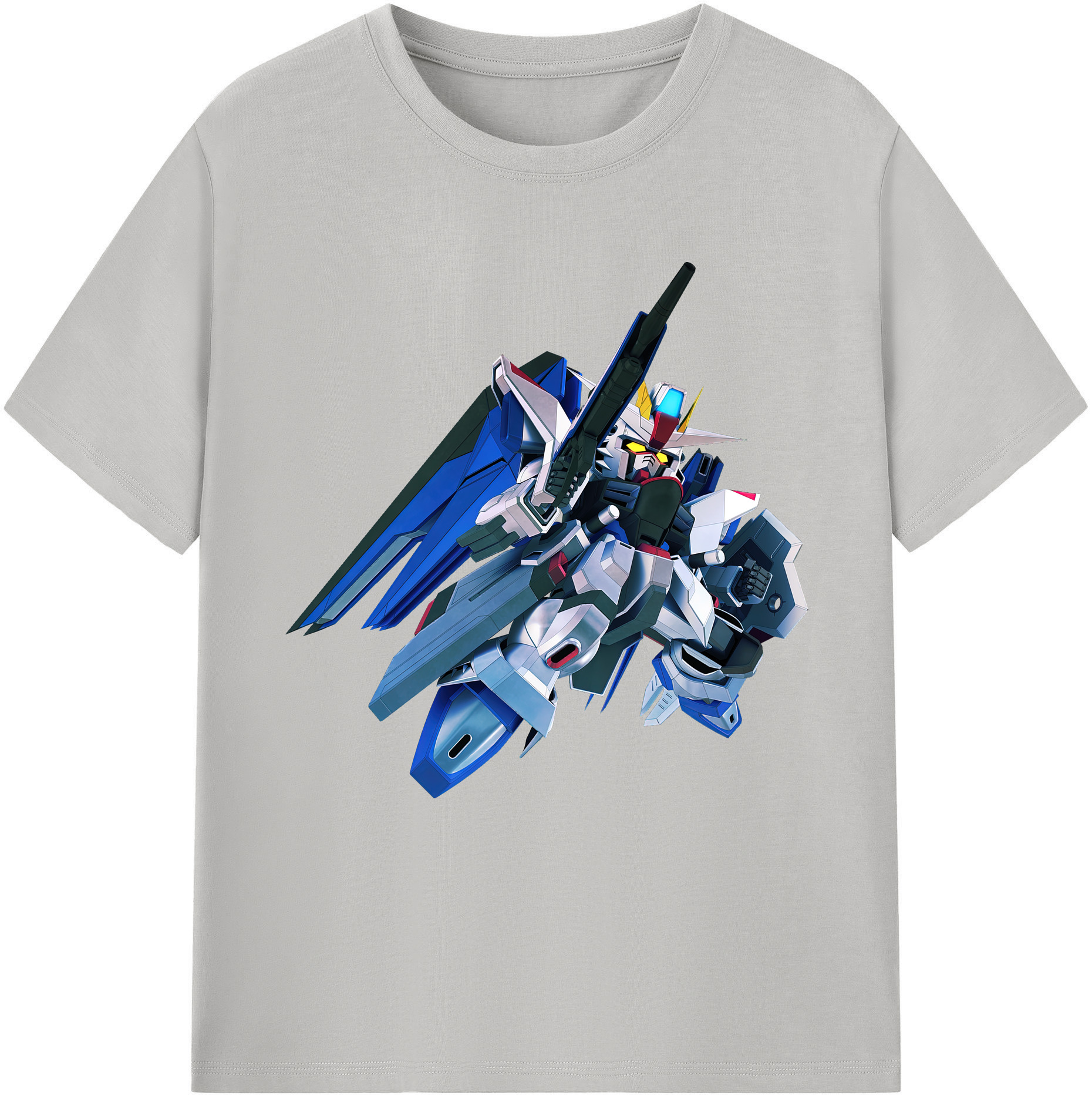 （画像用） 機動戦士ガンダム Mobile Suit Gundam 綿100％半袖Tシャツ（フロントプリント）