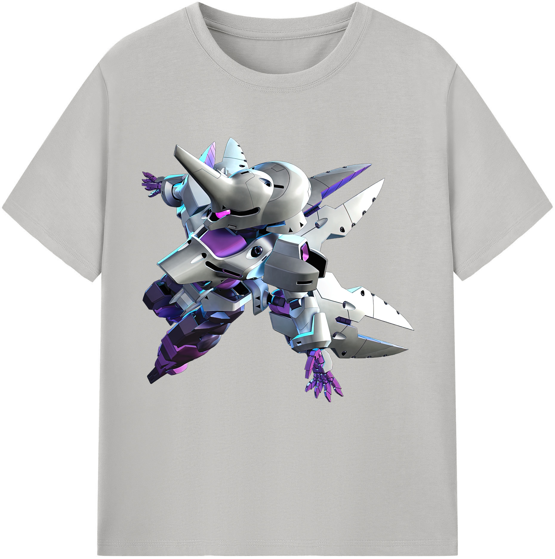（画像用） 機動戦士ガンダム Mobile Suit Gundam 綿100％半袖Tシャツ（フロントプリント）
