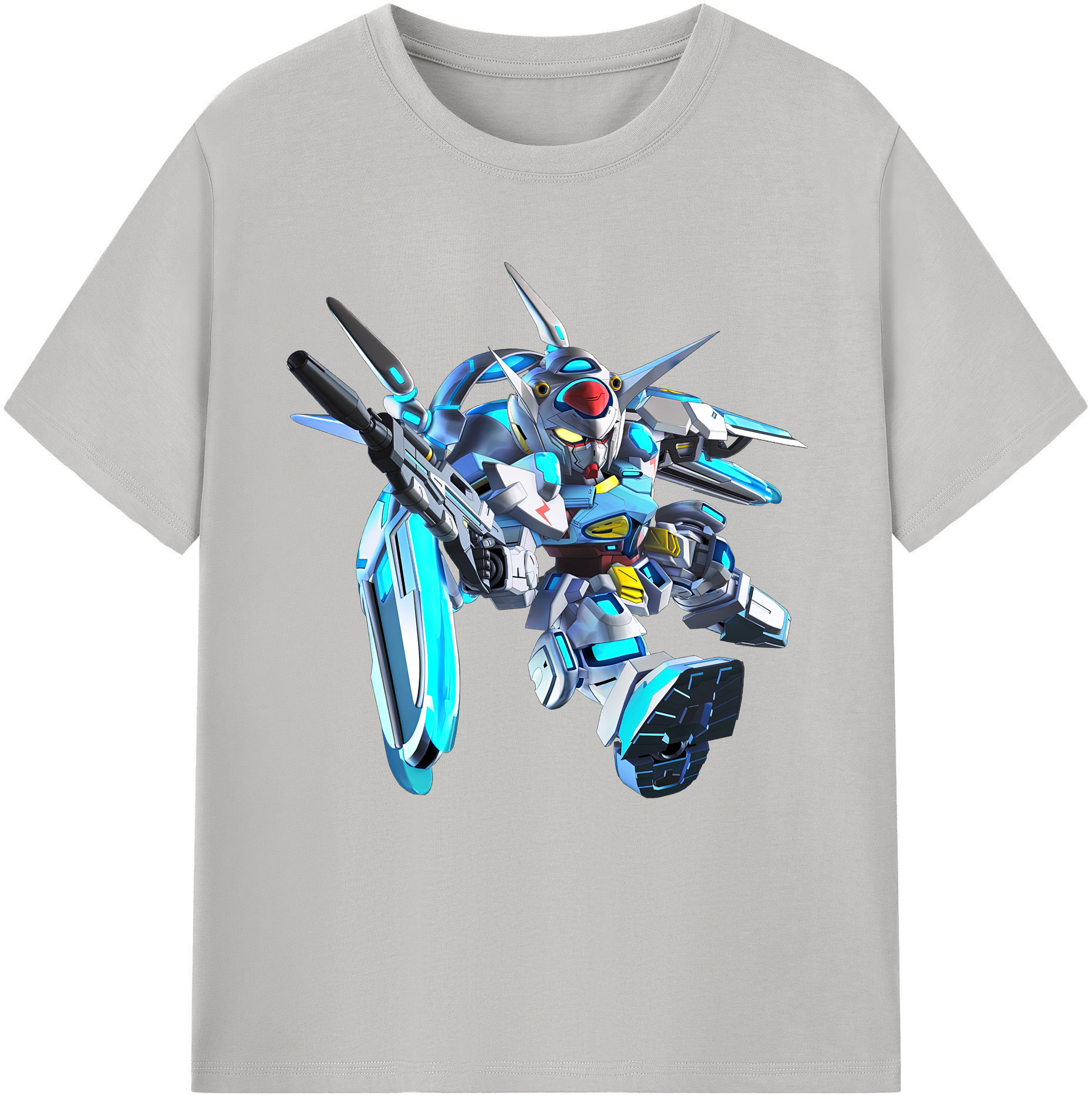 （画像用） 機動戦士ガンダム Mobile Suit Gundam 綿100％半袖Tシャツ（フロントプリント）