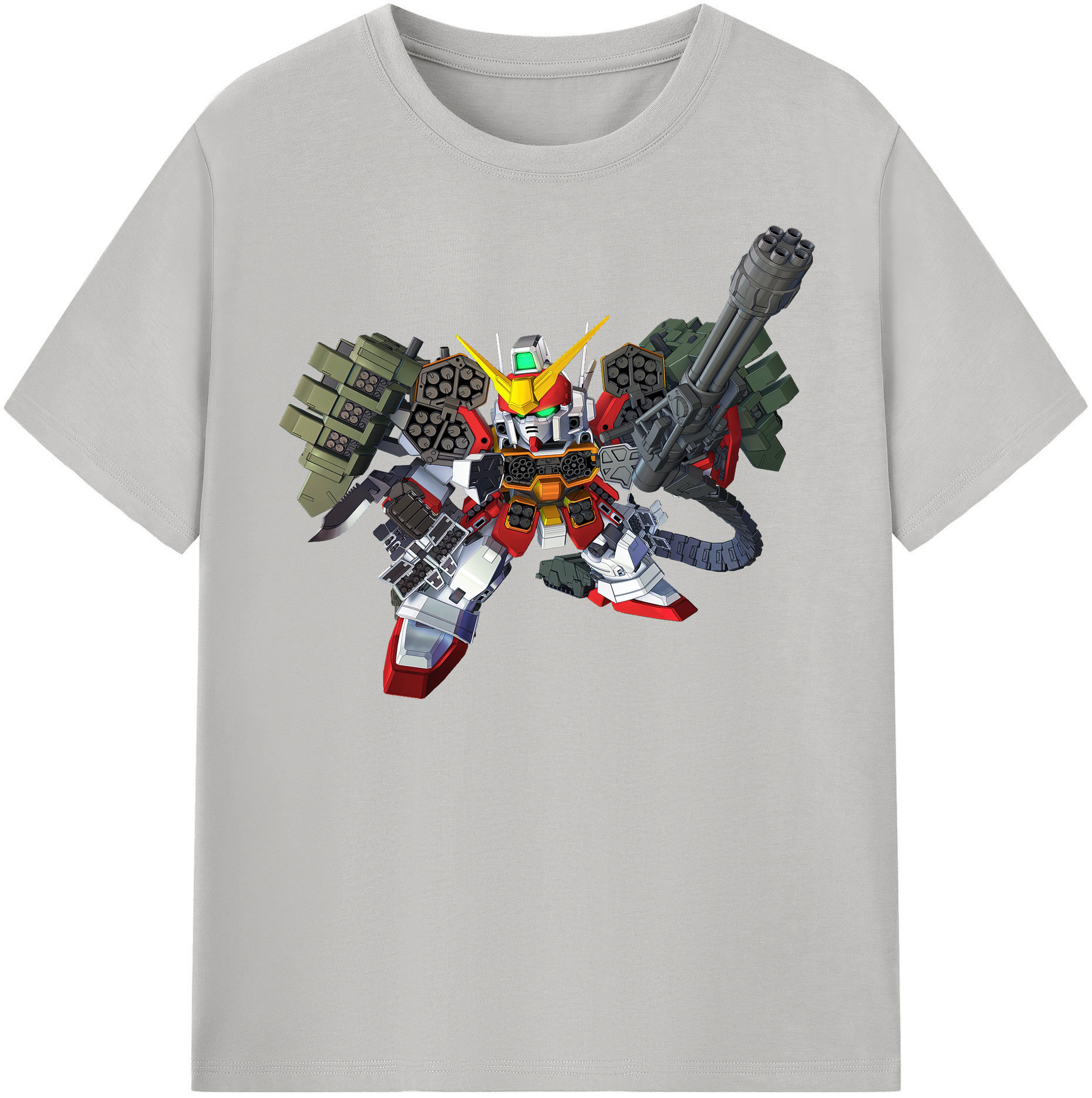 （画像用） 機動戦士ガンダム Mobile Suit Gundam 綿100％半袖Tシャツ（フロントプリント）