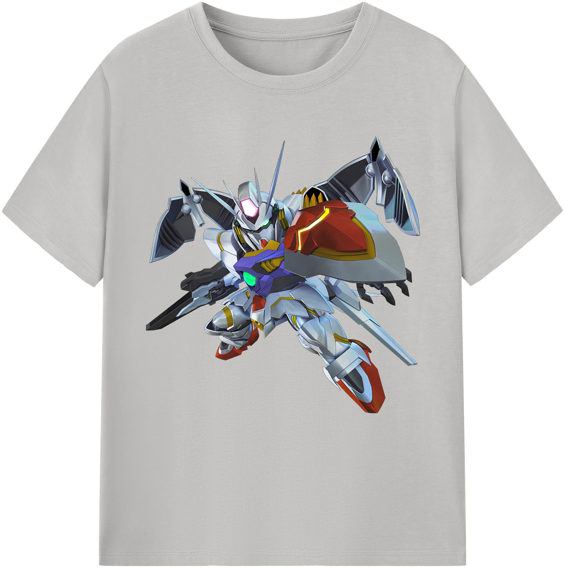 （画像用） 機動戦士ガンダム Mobile Suit Gundam 綿100％半袖Tシャツ（フロントプリント）