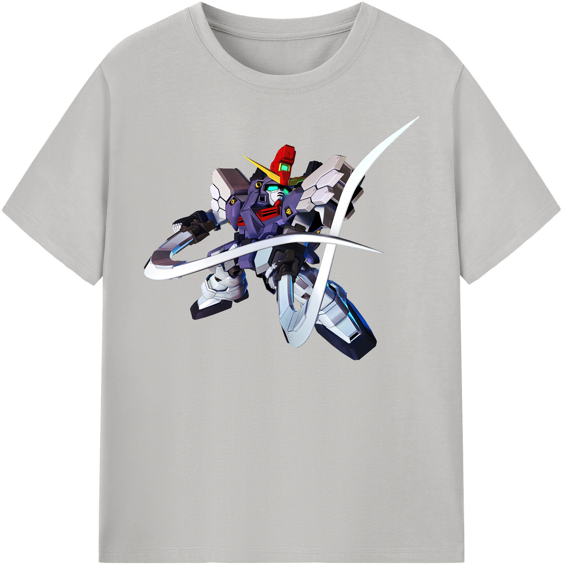 （画像用） 機動戦士ガンダム Mobile Suit Gundam 綿100％半袖Tシャツ（フロントプリント）