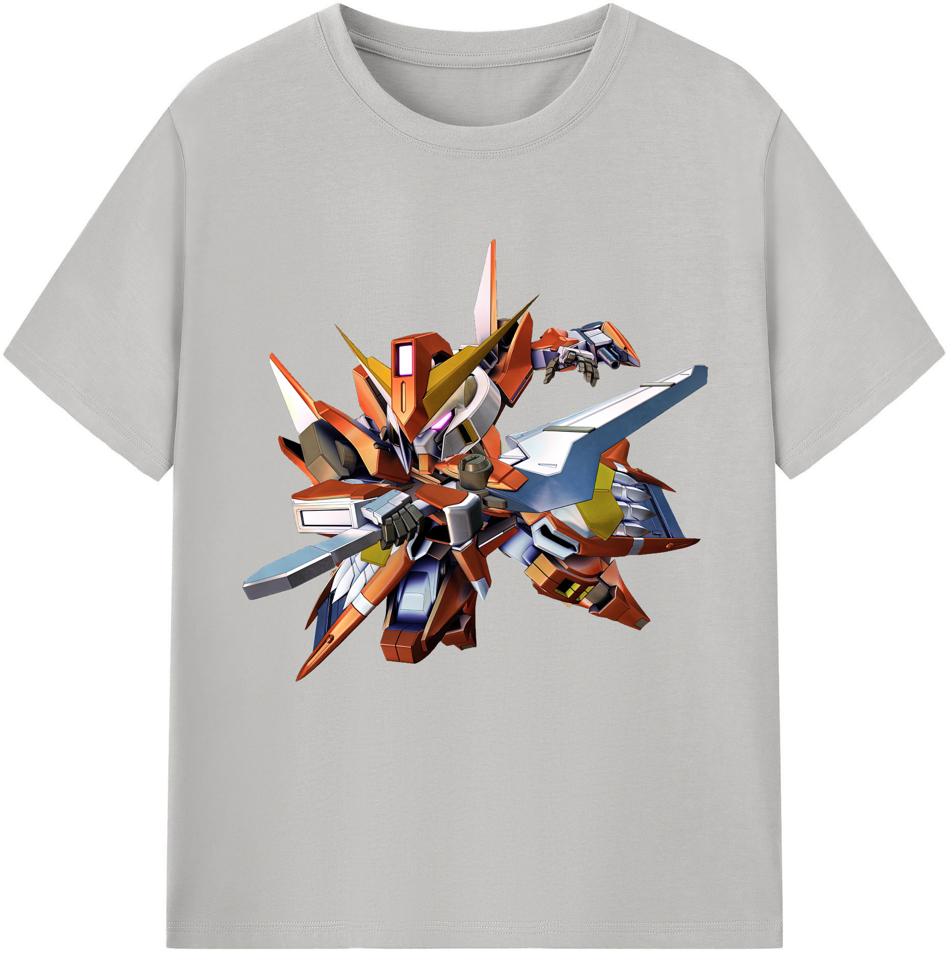 （画像用） 機動戦士ガンダム Mobile Suit Gundam 綿100％半袖Tシャツ（フロントプリント）