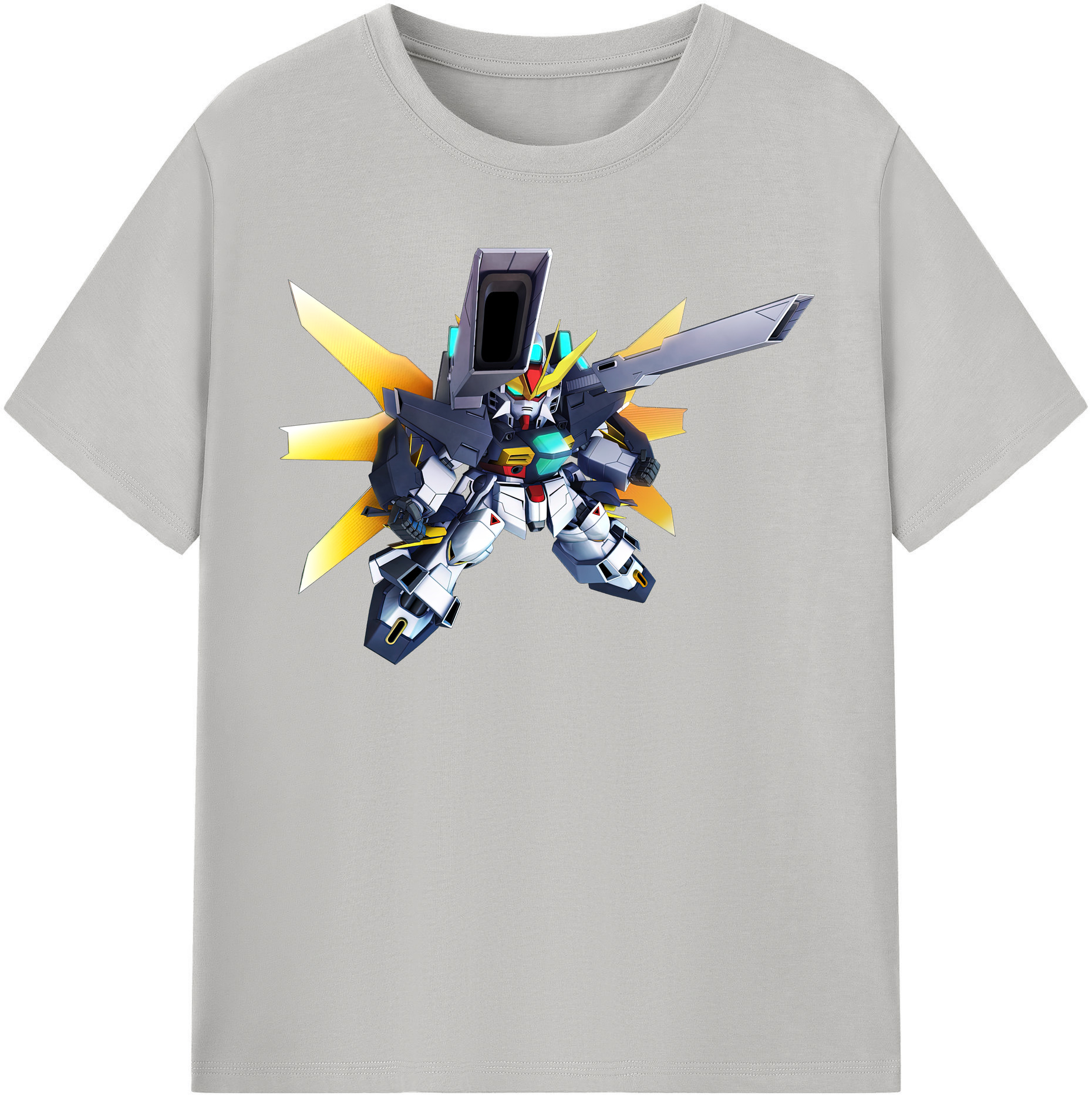 （画像用） 機動戦士ガンダム Mobile Suit Gundam 綿100％半袖Tシャツ（フロントプリント）