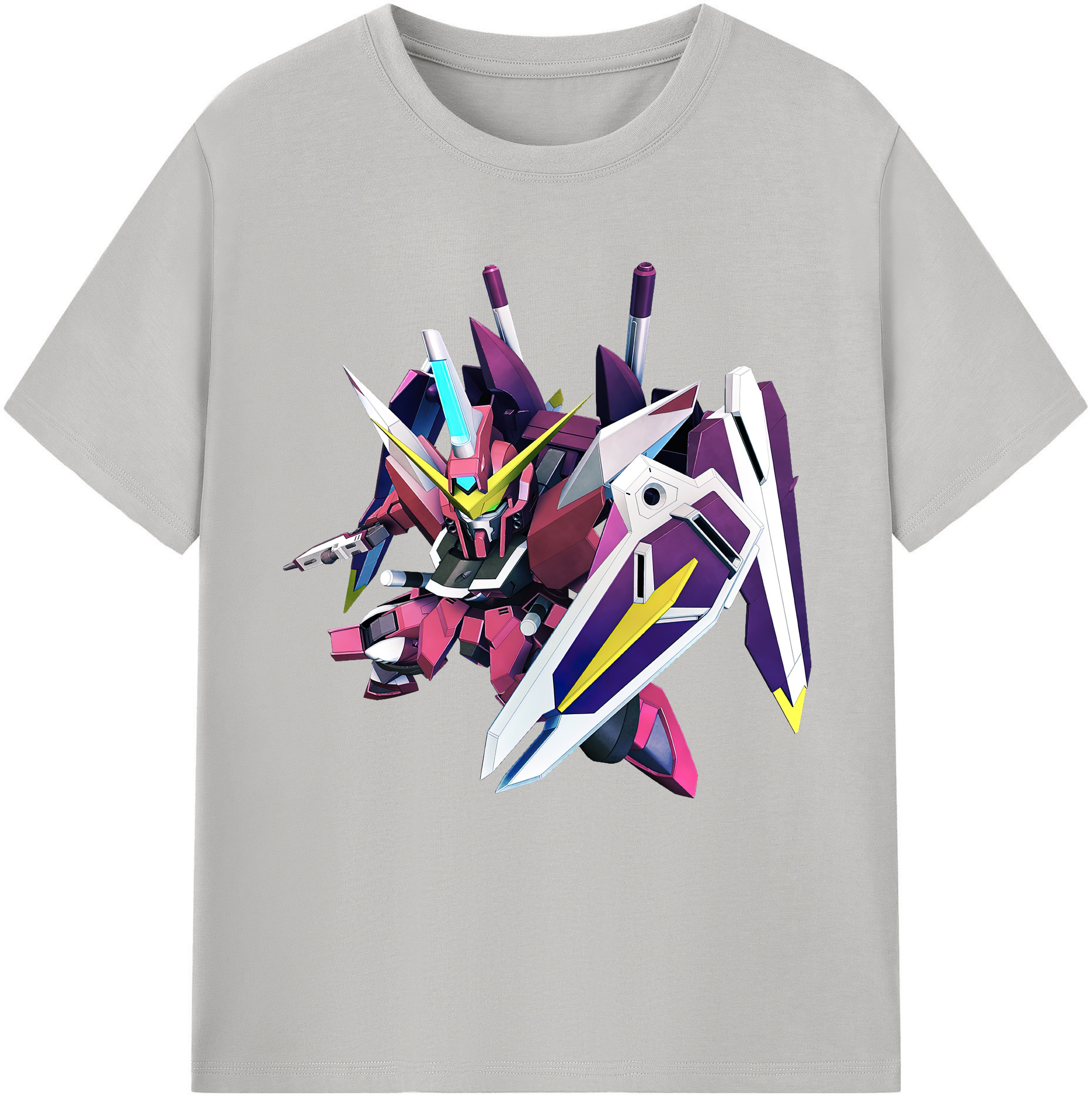 （画像用） 機動戦士ガンダム Mobile Suit Gundam 綿100％半袖Tシャツ（フロントプリント）