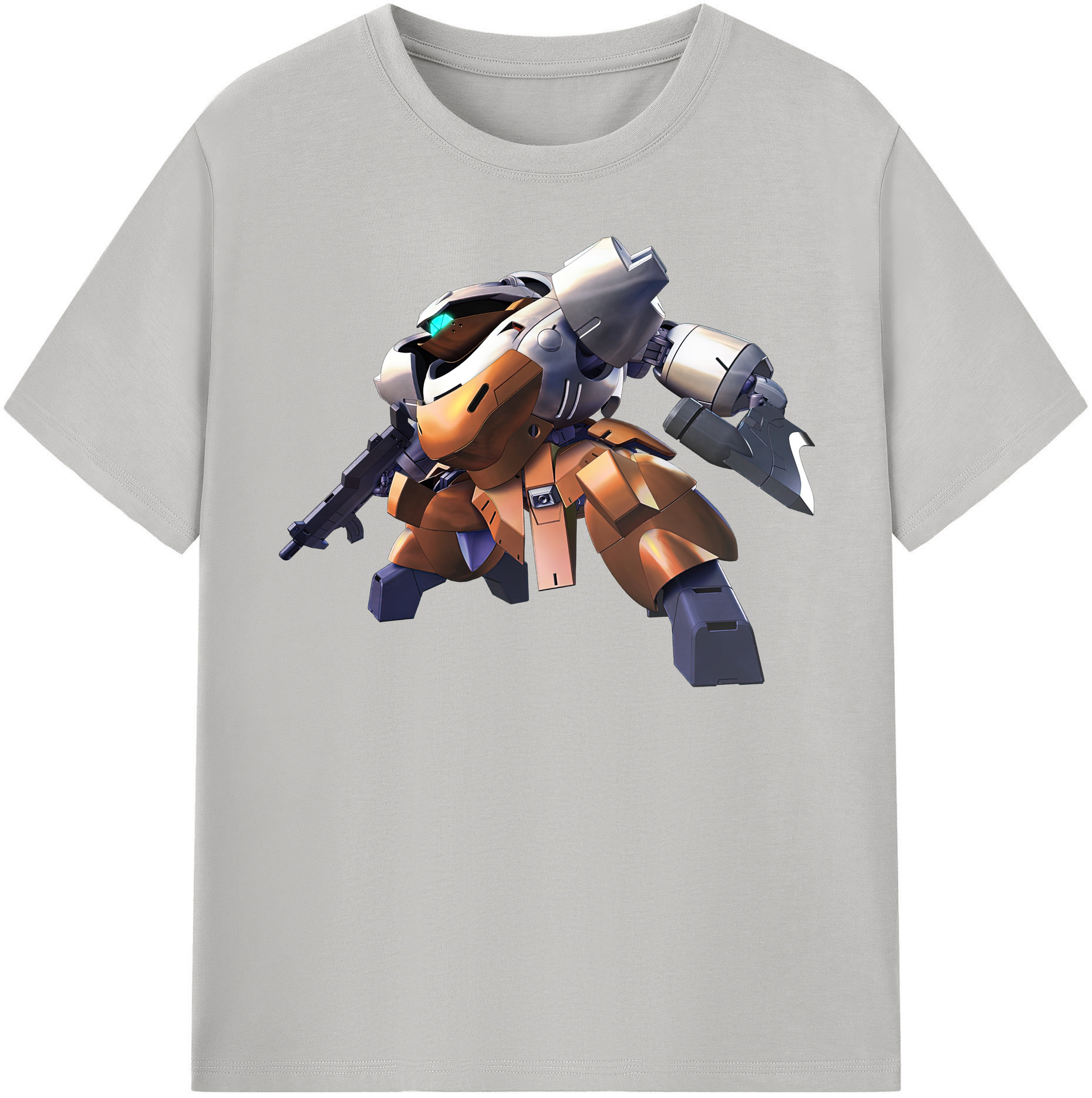 （画像用） 機動戦士ガンダム Mobile Suit Gundam 綿100％半袖Tシャツ（フロントプリント）