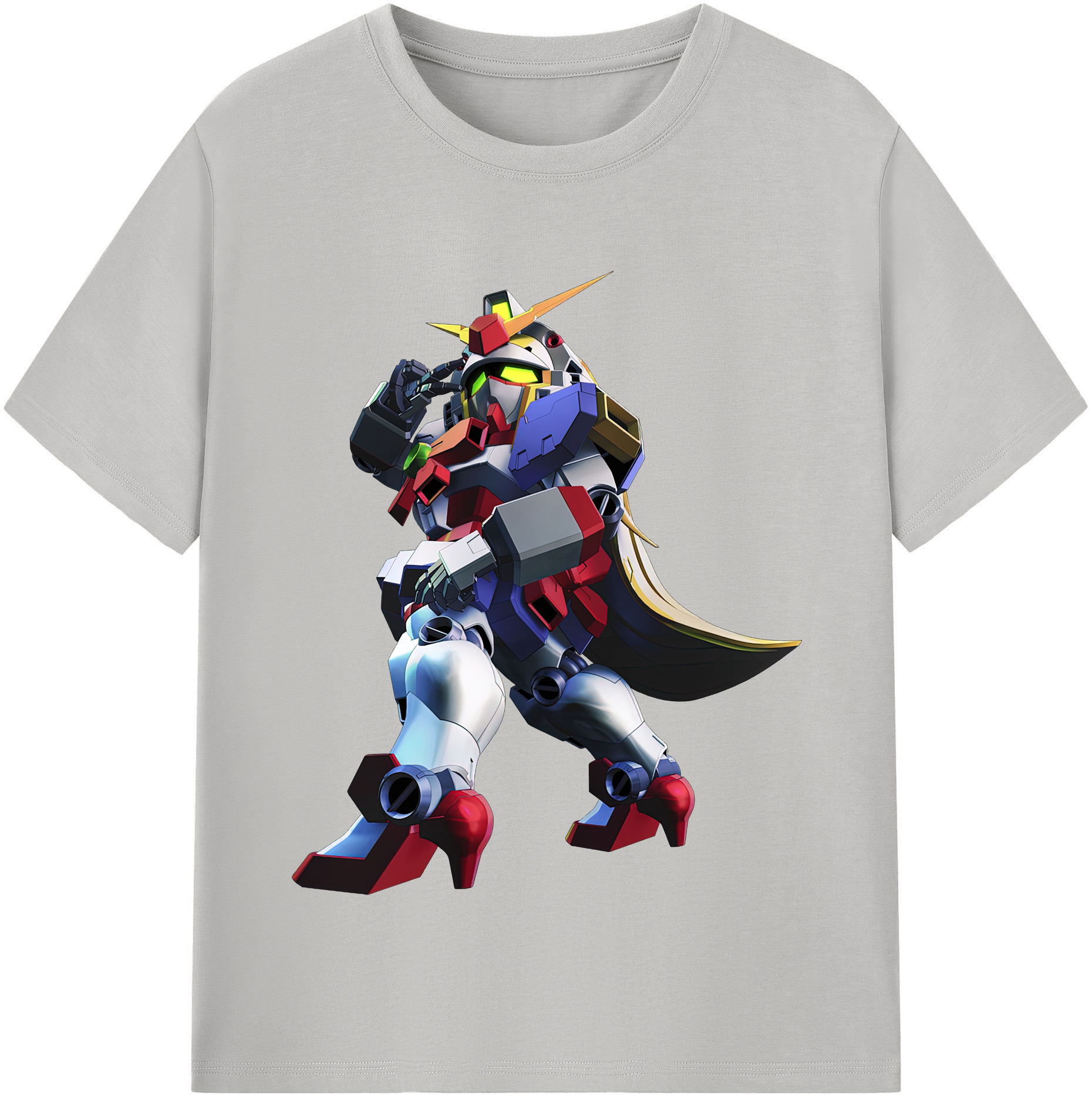 （画像用） 機動戦士ガンダム Mobile Suit Gundam 綿100％半袖Tシャツ（フロントプリント）