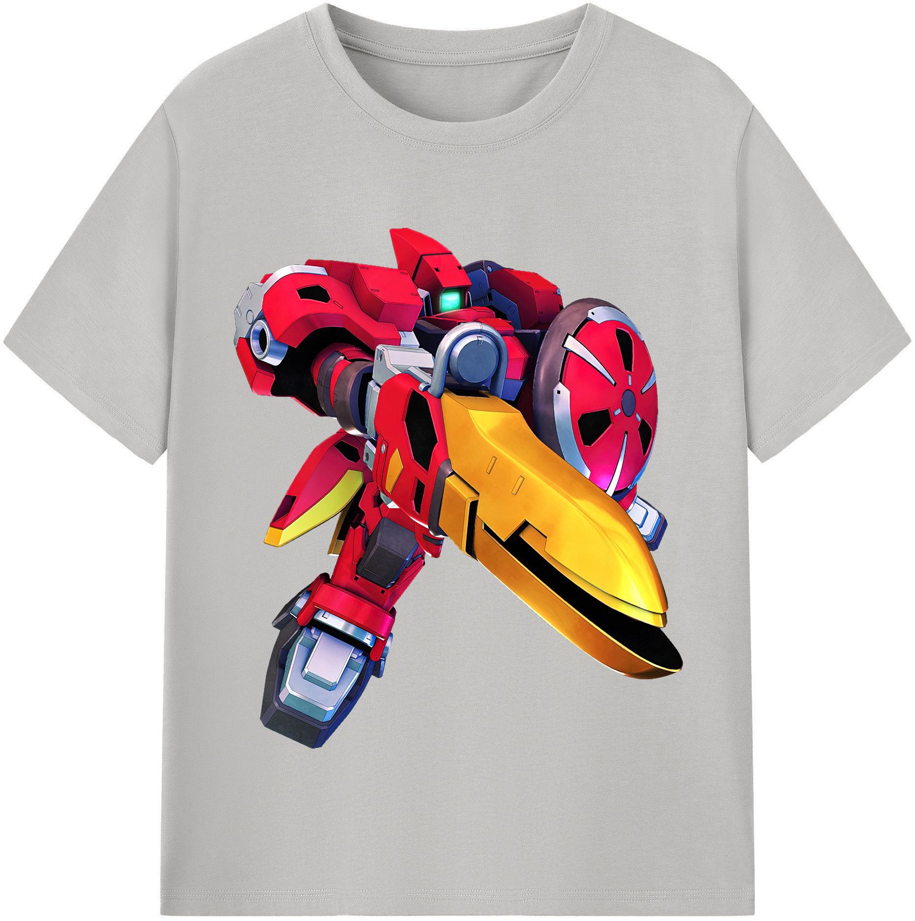 （画像用） 機動戦士ガンダム Mobile Suit Gundam 綿100％半袖Tシャツ（フロントプリント）