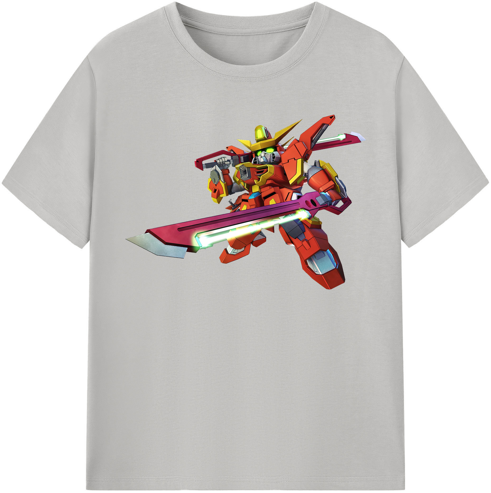 （画像用） 機動戦士ガンダム Mobile Suit Gundam 綿100％半袖Tシャツ（フロントプリント）