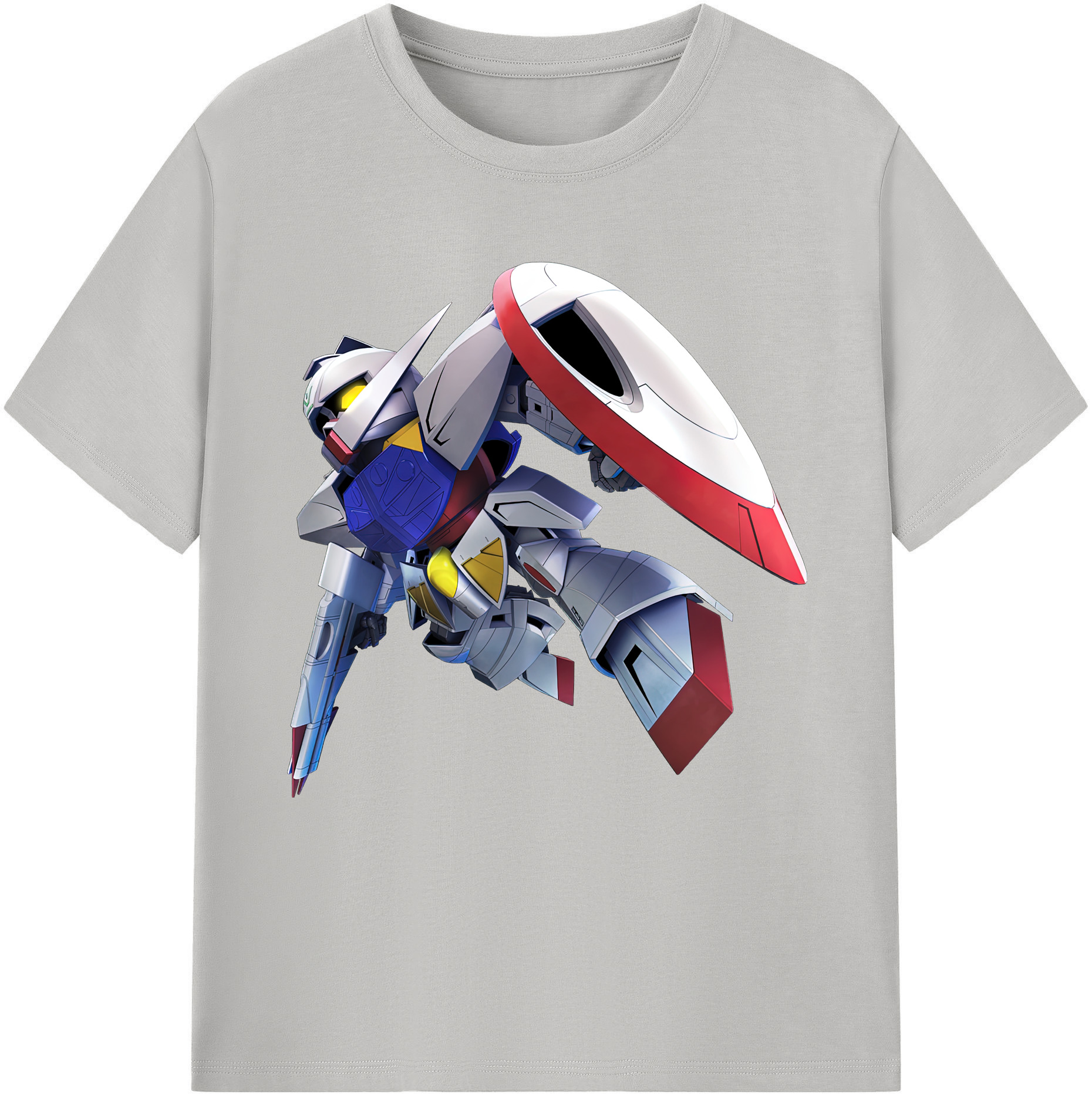 （画像用） 機動戦士ガンダム Mobile Suit Gundam 綿100％半袖Tシャツ（フロントプリント）